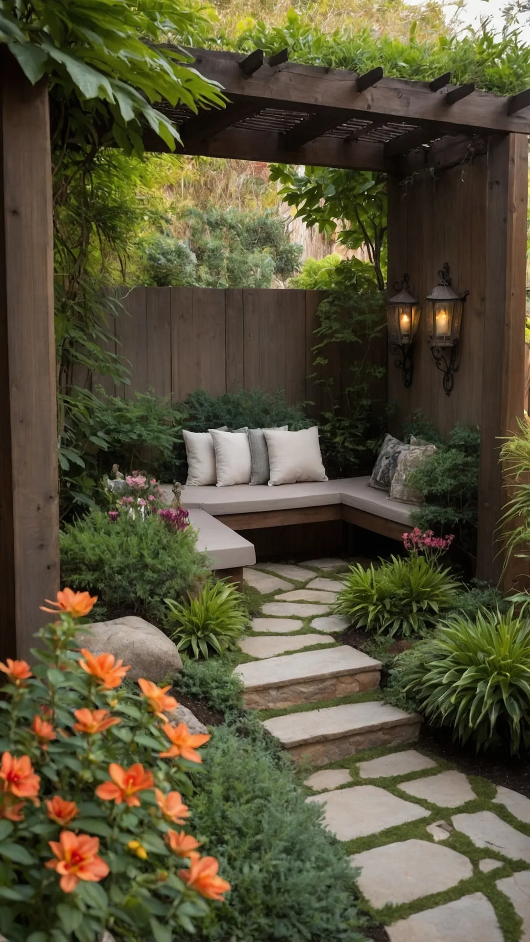 Crafting Enchanting Backyard Retreats: 20 Garden Nook Ideas 47 Nature's Embrace
