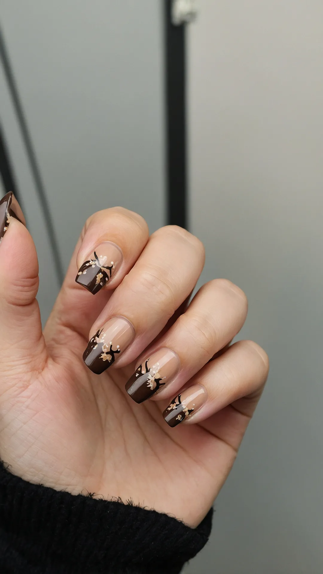 Get Inspired: 22 Stylish Deer Print Nail Designs for Every Occasion 46 Forest Crown Mani