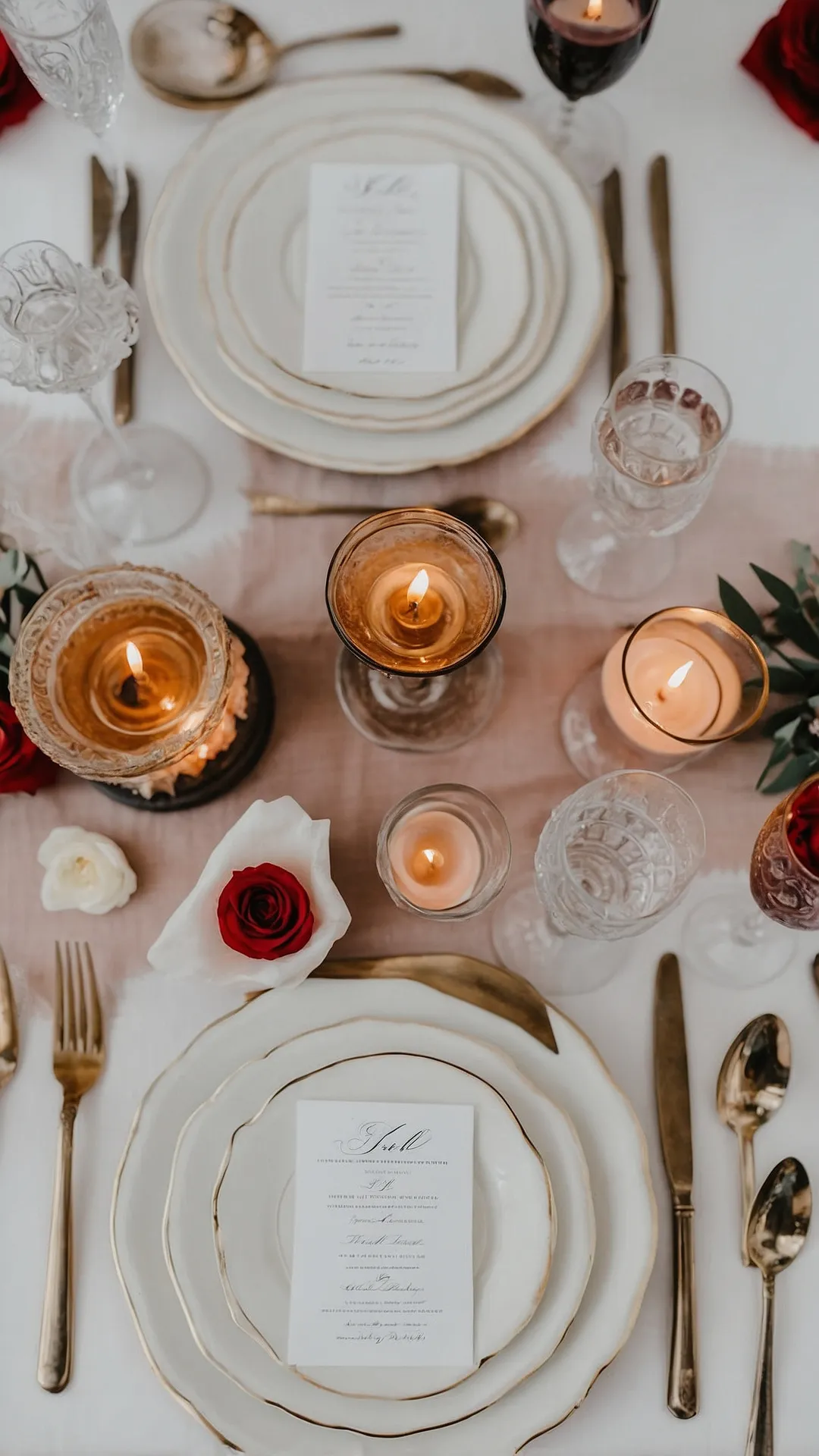 Set the Mood with 19 Romantic Dinner Table Decor Ideas 42 Elevated Ambiance