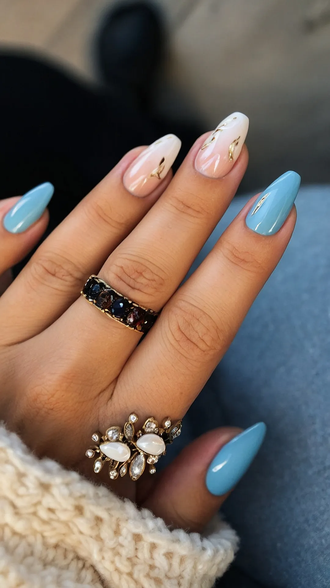 Dive into Azure: Trendy Blue Nail Designs for Summer 2024** ** 43 Cobalt Crush