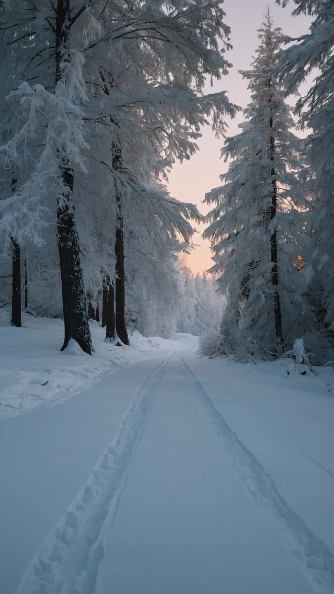 Winter Wonderland in the Mountains
