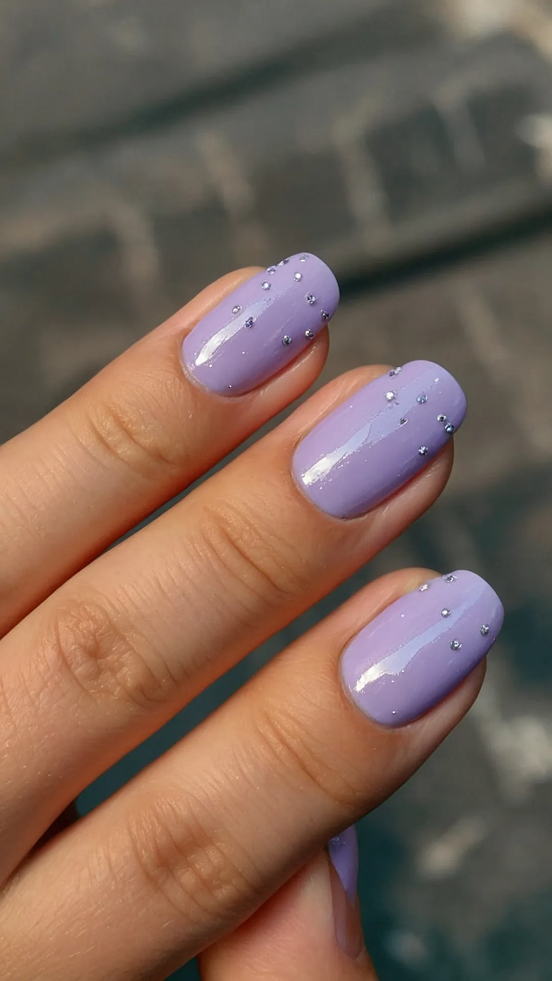 Chill Lavender Nails