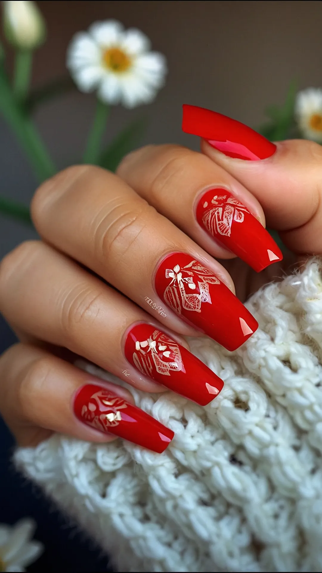 Simple and Chic Cherry Nails: Your 2024 Spring Guide 45 Cherry Red Spring Tips