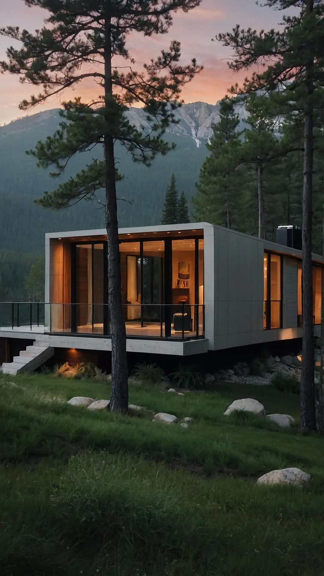 Cozy Up: 15 Modern Mountain Home Inspirations to Warm Your Heart 42 Skyline Sanctuary