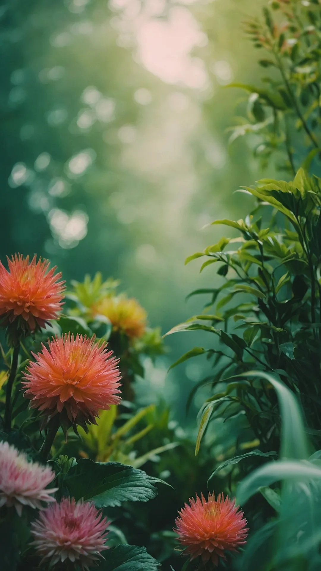 Embrace Nature: 15 Green Aesthetic Wallpaper Ideas for Every Device 45 Verdant Bloom