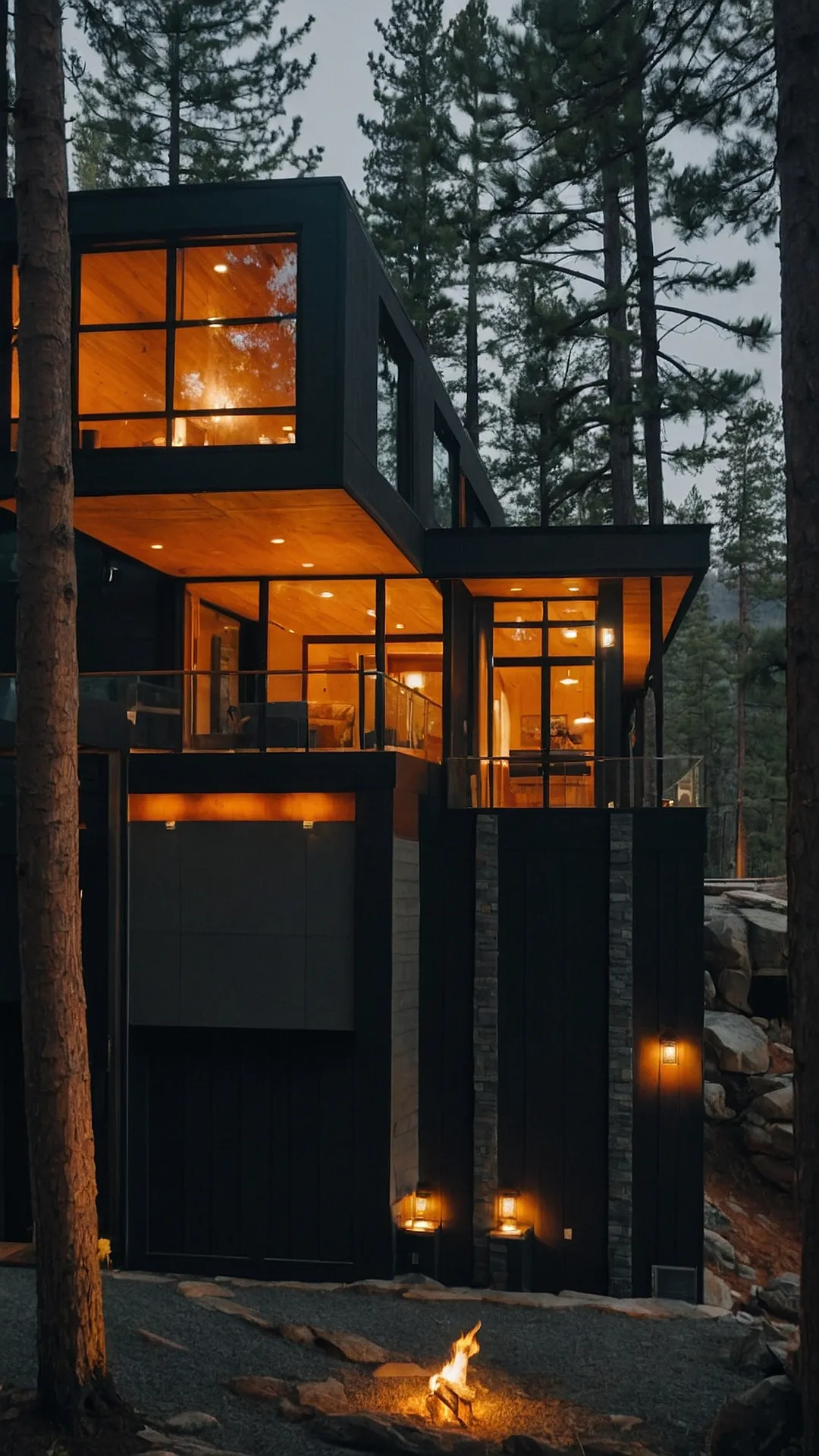Cozy Up: 15 Modern Mountain Home Inspirations to Warm Your Heart 36 Lakefront Rhapsody