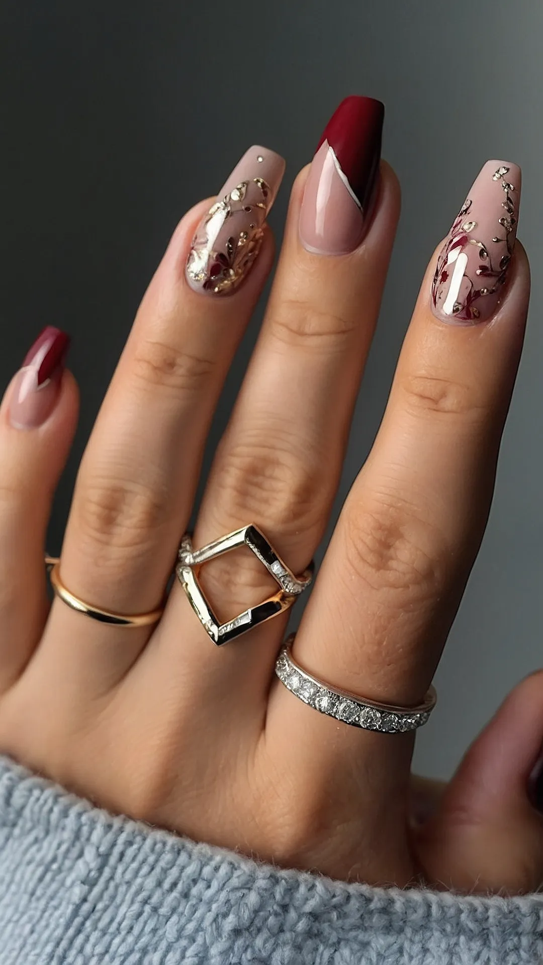 Leaf & Jewel Mani: