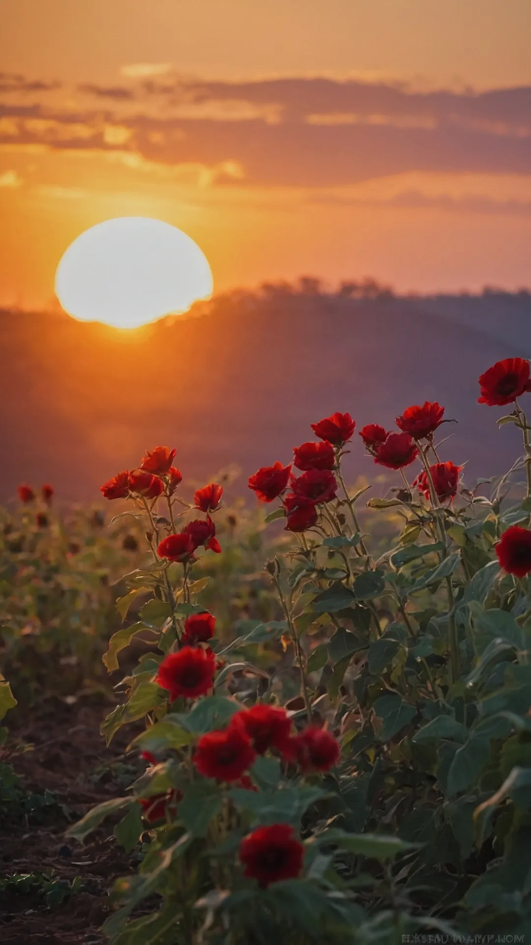 Sunset Blooms: