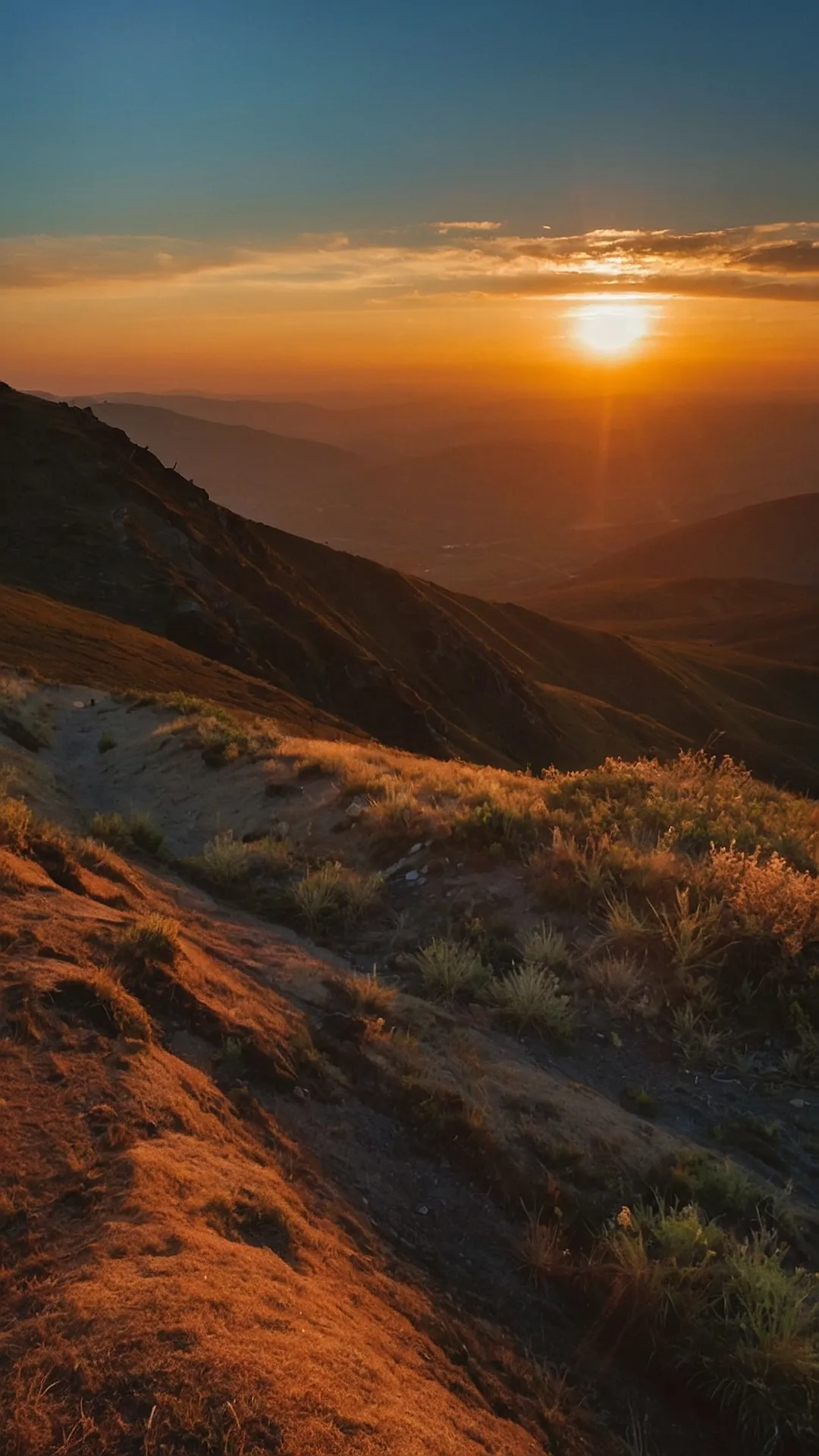 Golden Hour Hilltop: