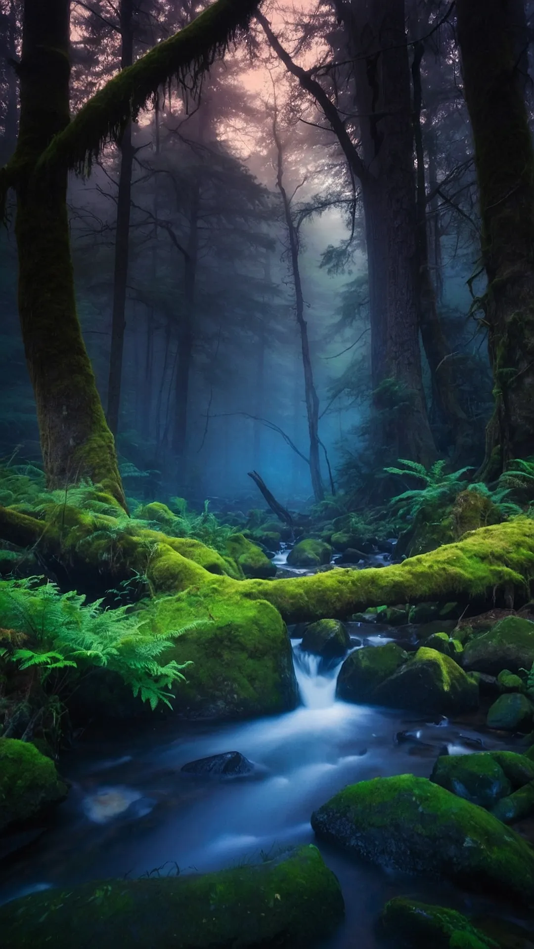 Enchanted Realms: 15 Mystical Forest Wallpaper Ideas 34 Whispering Waters
