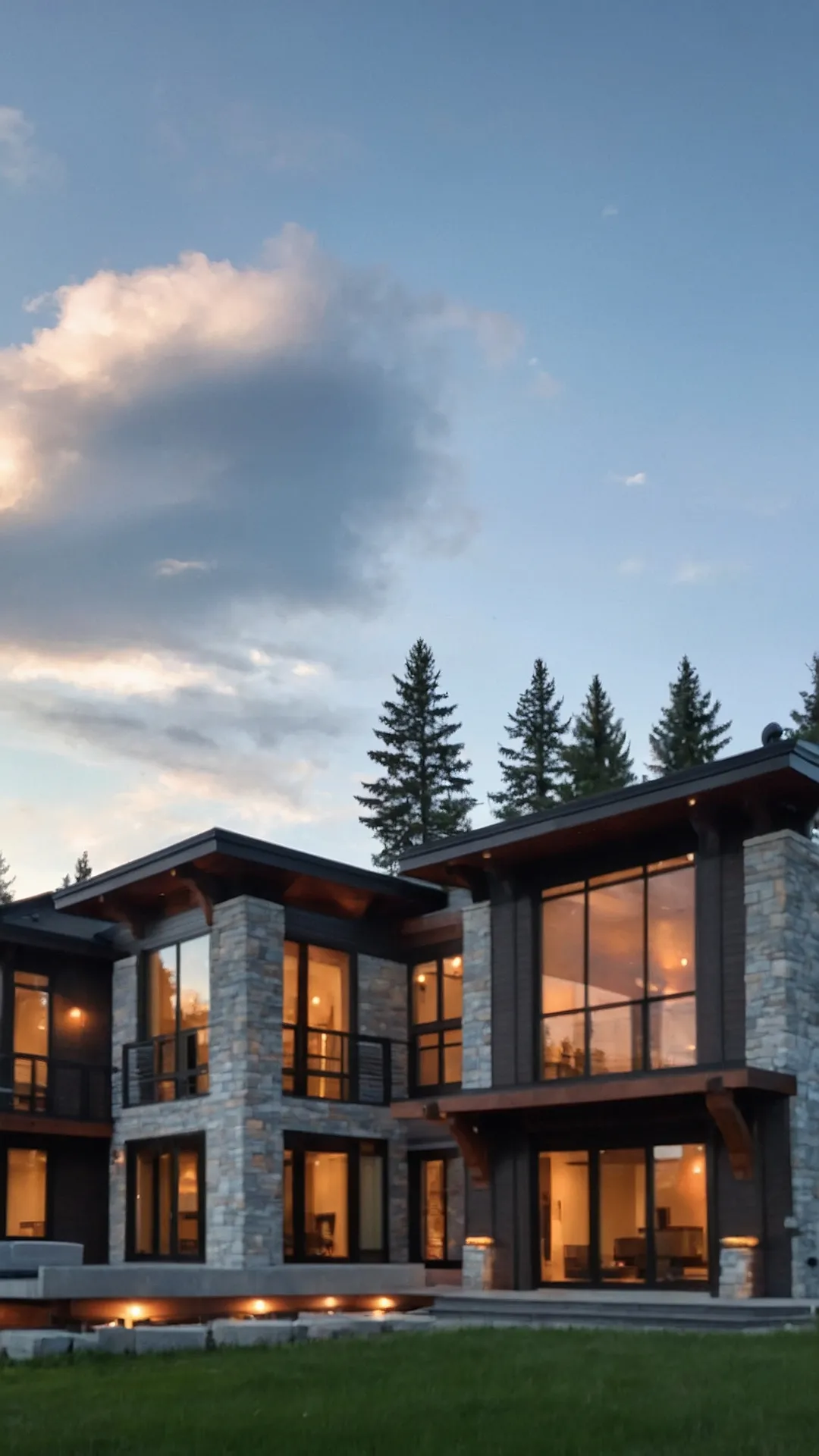 Cozy Up: 15 Modern Mountain Home Inspirations to Warm Your Heart 34 Mountain Dreamscape