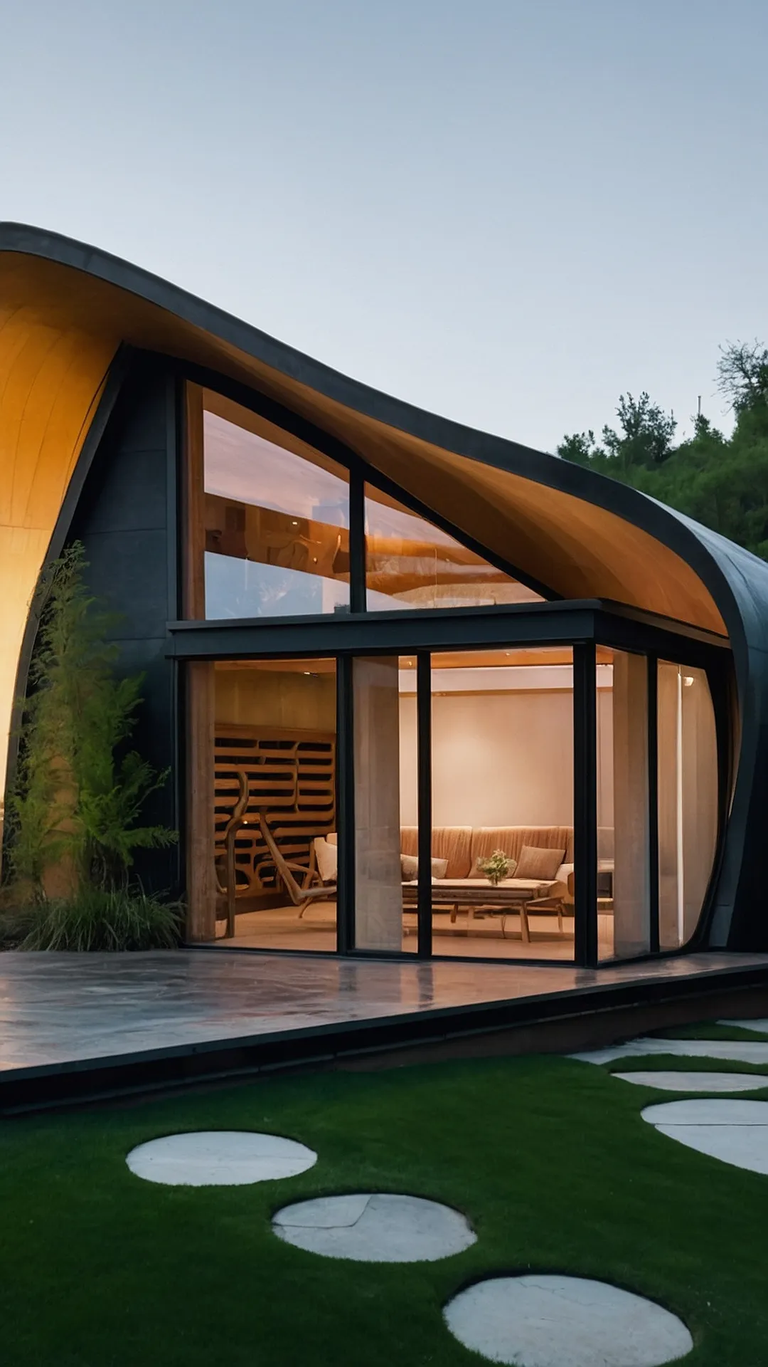 The Art of Living with Nature: 15 Organic Architecture Concepts to Inspire You 37 Curvaceous Sanctuary: