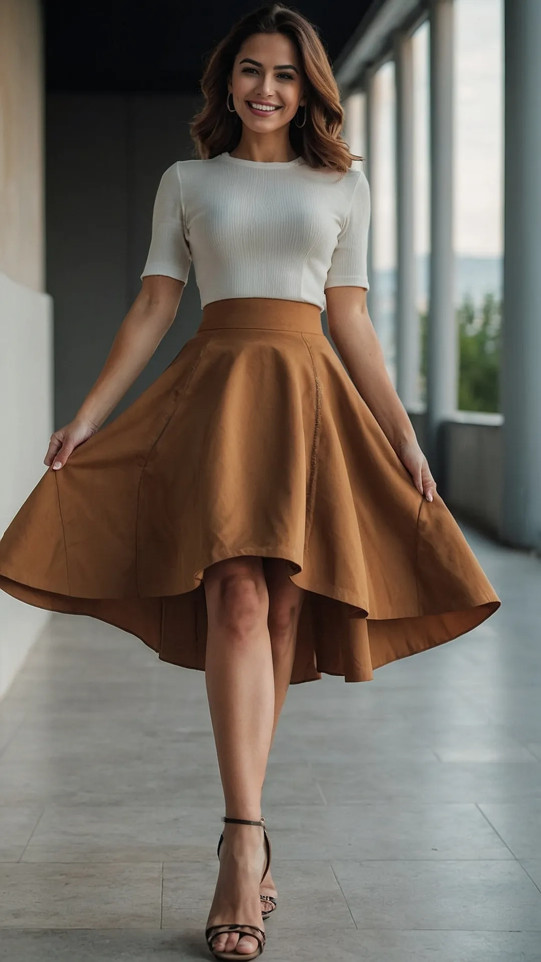 Casual to Chic Skirt Outfits for Day to Night Transition