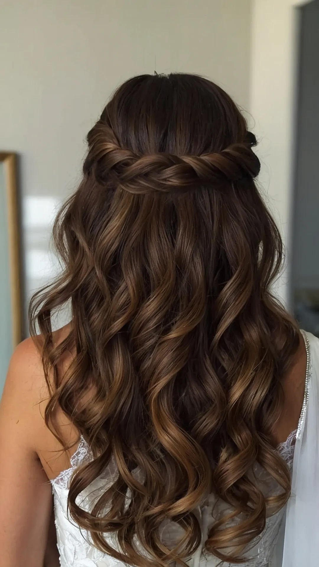 Wedding Day Hair Waves