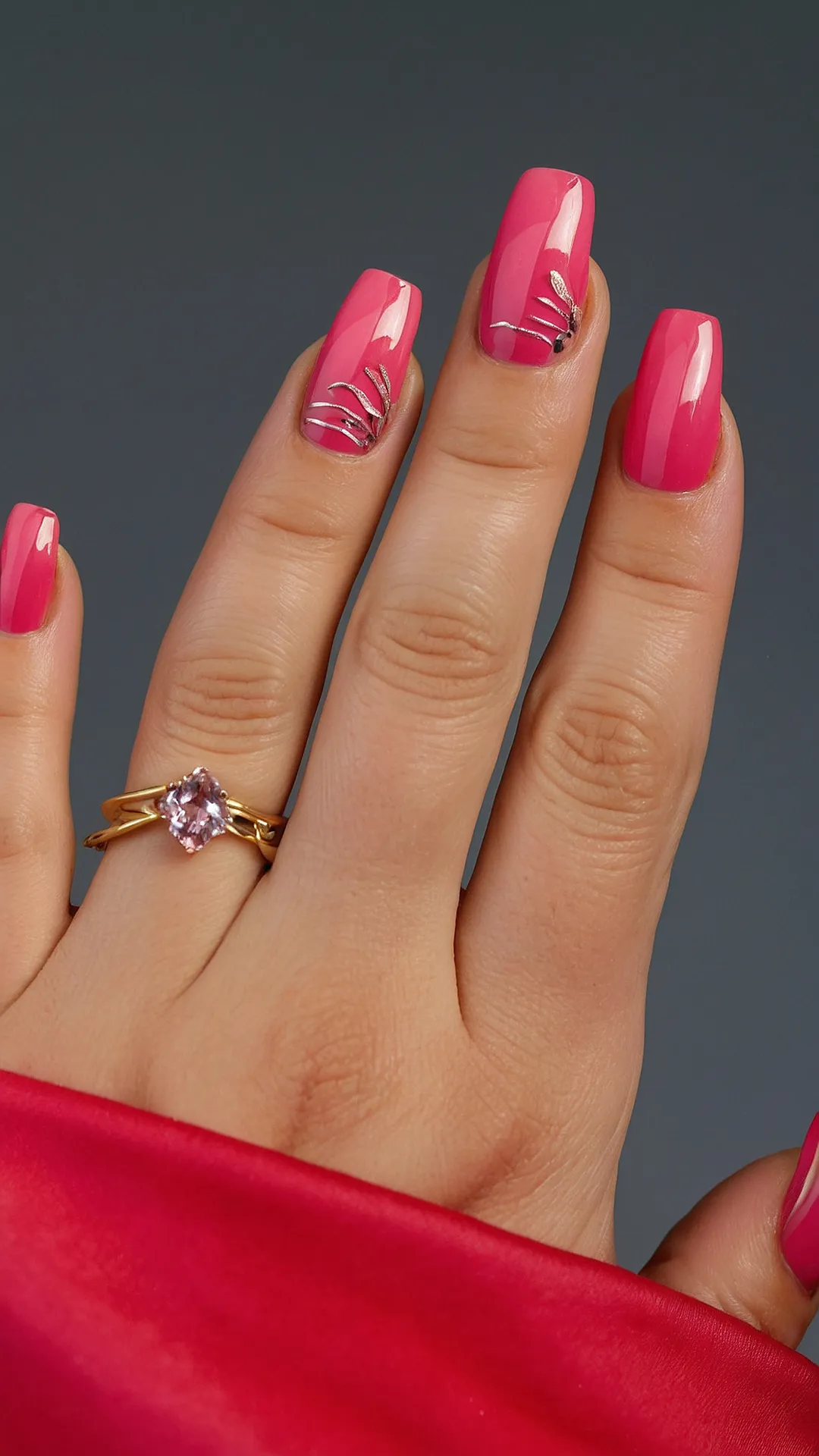 Rocking Dusty Rose Pink: 22 Nail Designs That are Total Game Changers 41 Rouge Rock