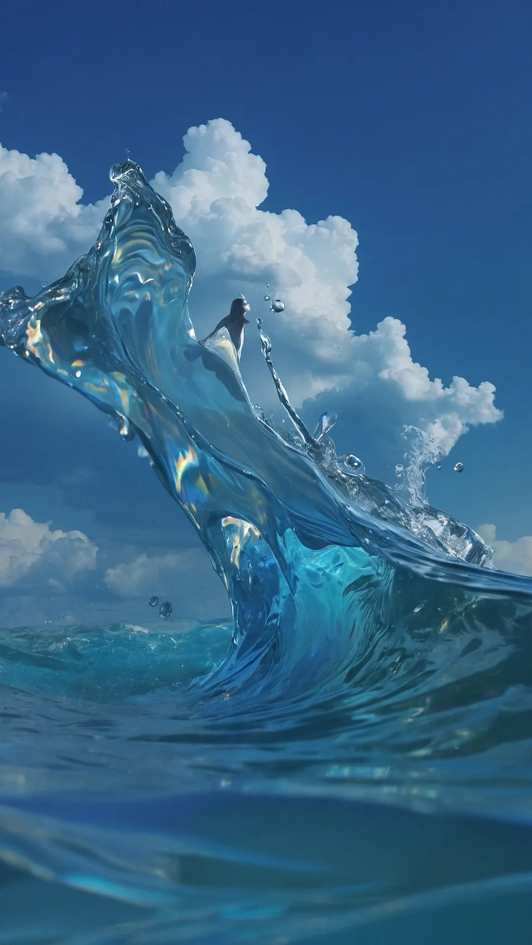 Dive into Aesthetics: 22 Water Wallpaper Ideas 42 Fluid Gold