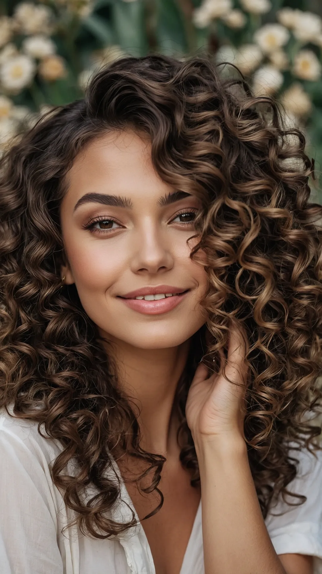 Unlock Your Hair's Potential: 15 Curly Medium Length Styles** ** 45 Voluminous Vibe