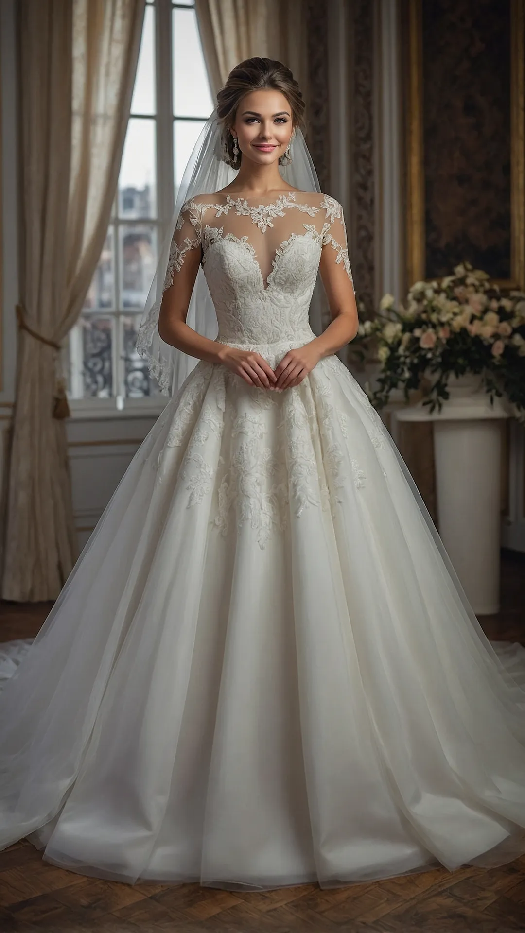 Whirl in Style: 20 Rococo Wedding Dresses to Inspire Your Big Day 35 Voluminous Wedding Vision
