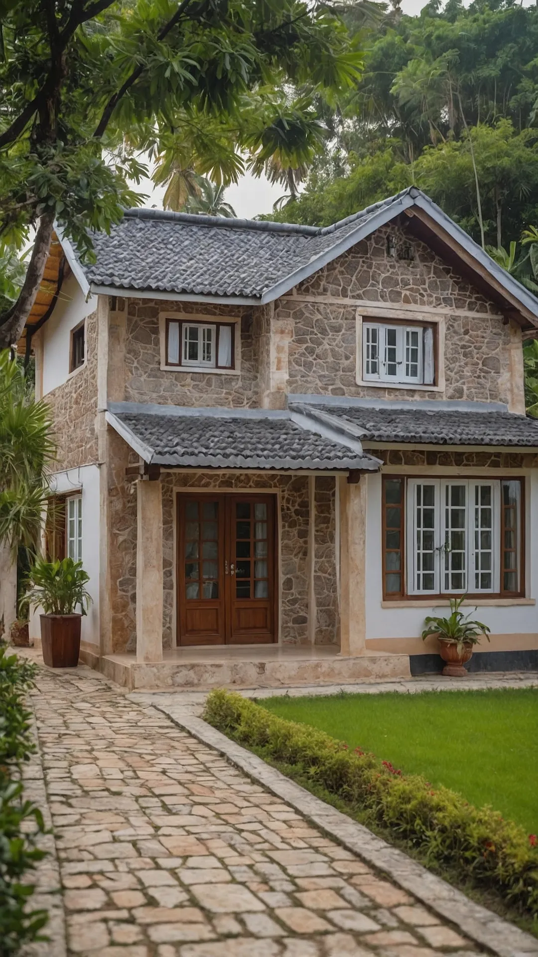 The Village Vibe: 16 Design Ideas That Will Transform Your Home** ** 36 Stone Heart, Modern Soul