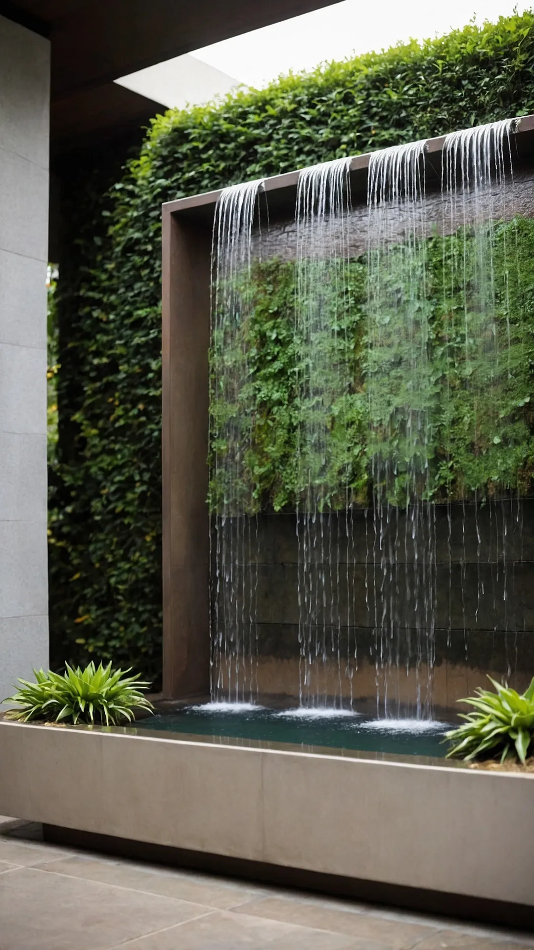 15 Outdoor Wall Fountain Ideas to Spruce Up Your Yard 35 Aqua Wall Elevation