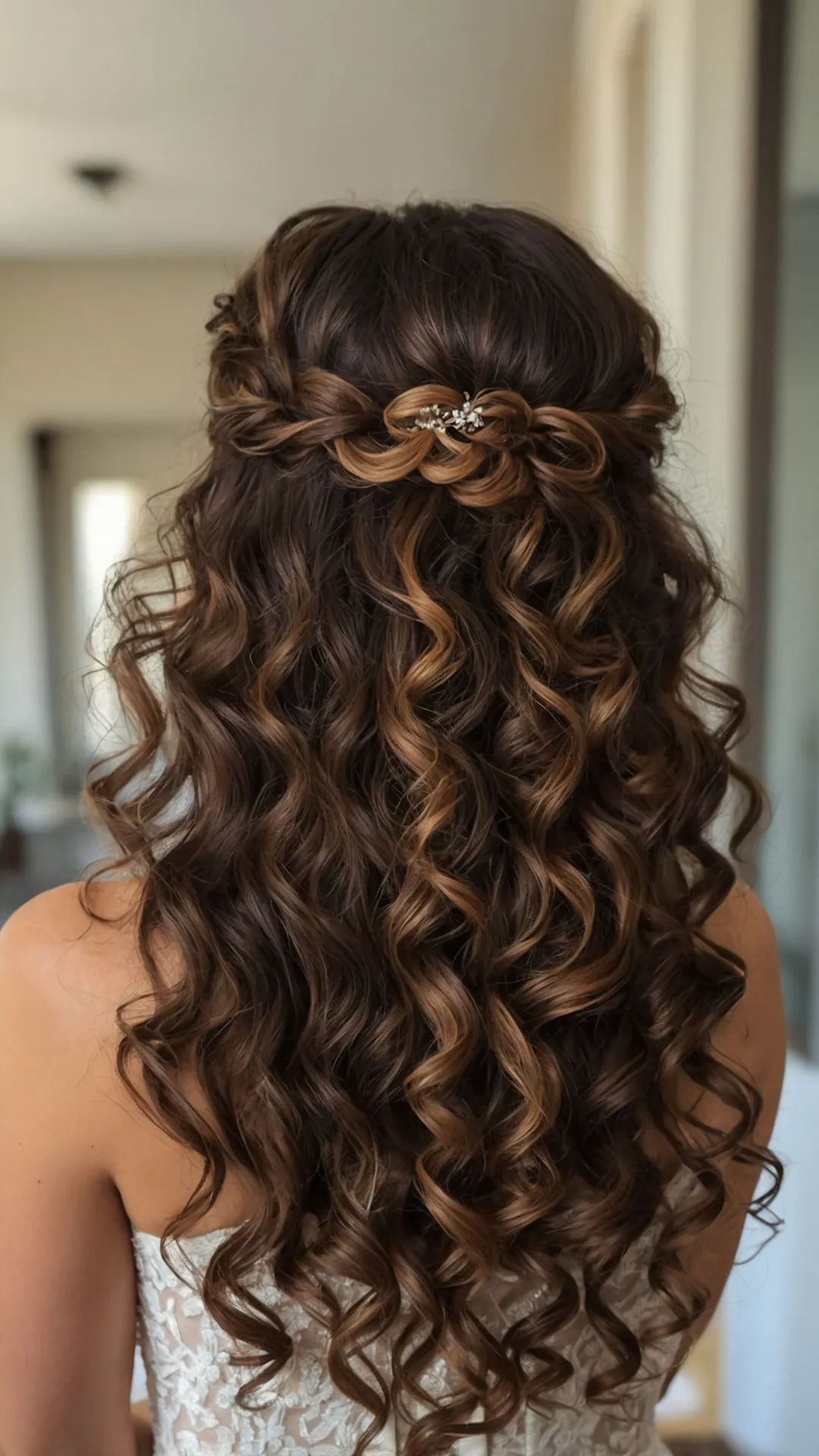 Big Day, Big Curls: 21 Naturally Curly Bridal Styles to Love** ** 41 The Queen's Wedding Curls