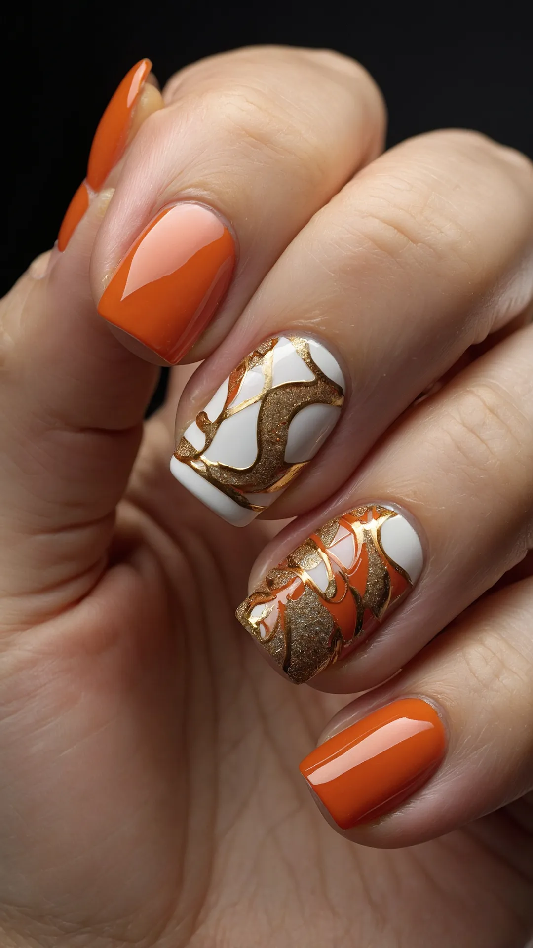 Effortlessly Stylish: 21 Simple Fall Nail Designs for 2024 41 Un-Be-Leaf-Able Tips