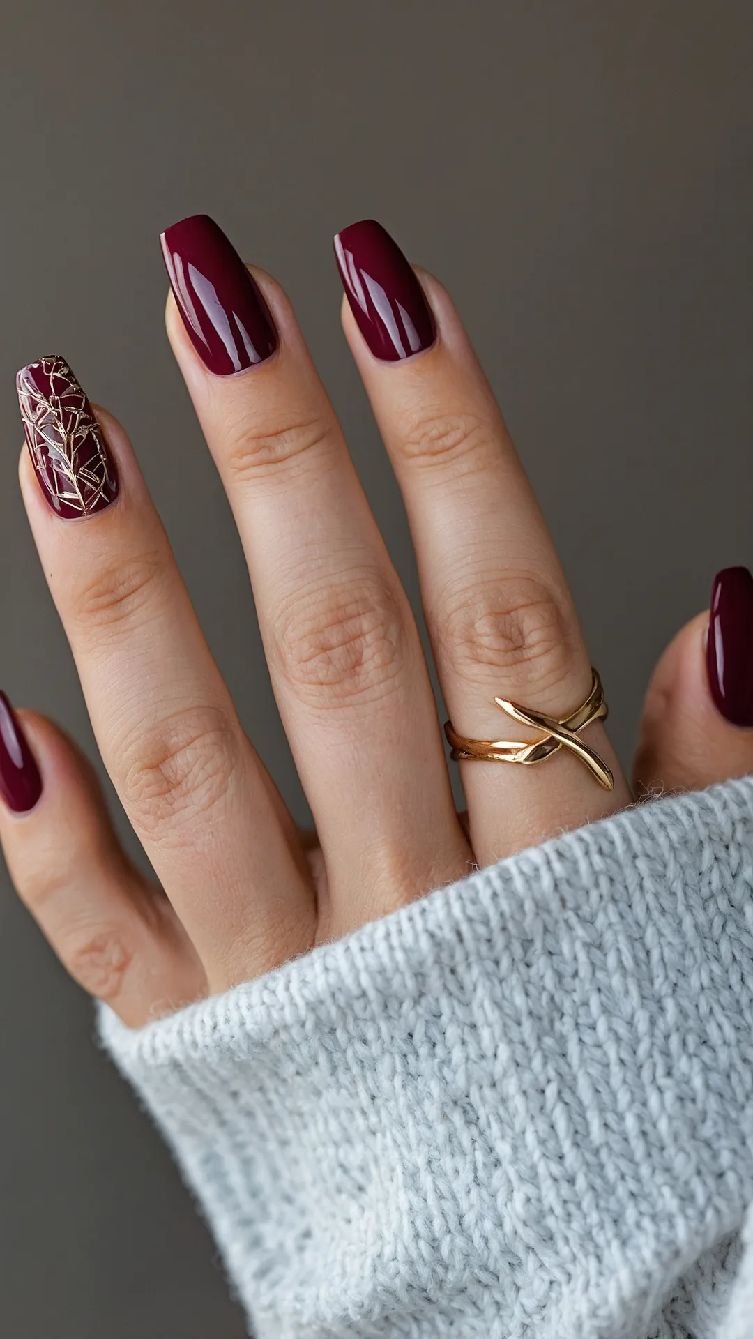 Nail it with Maroon: 18 Fun Designs to Try 44 The Bold Hue