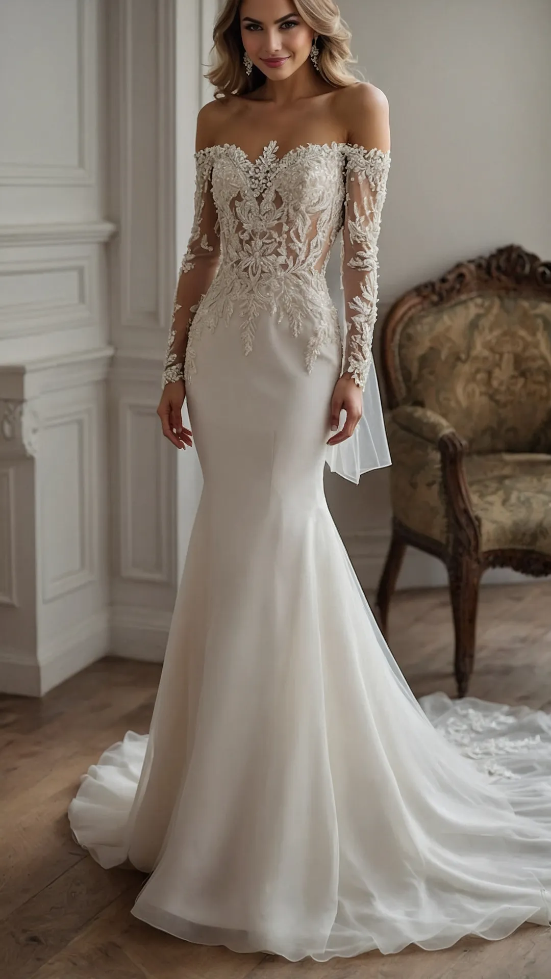 Pearl, Crystal, and Lace: 15 Beaded Wedding Dress Concepts to Wow Your Guests 42 Dancefloor Dazzle