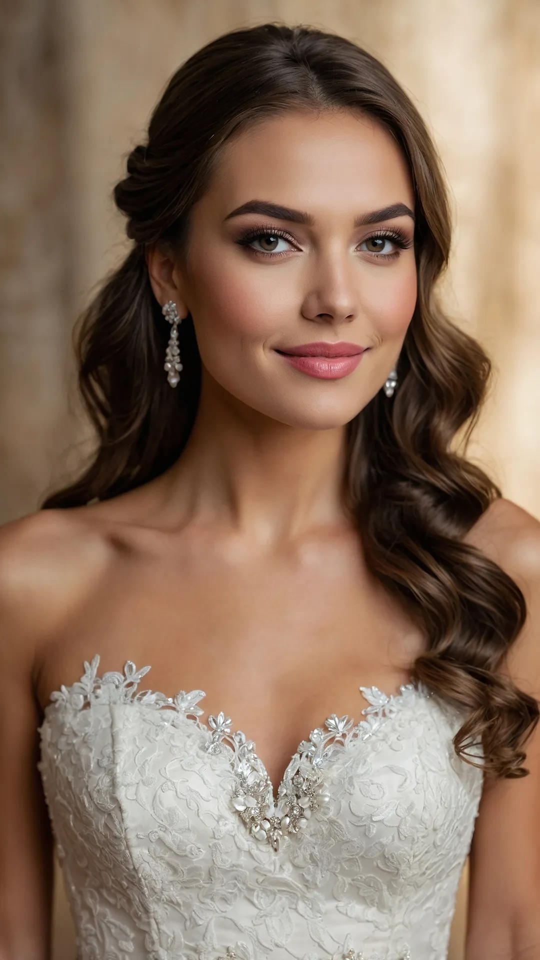 **Tresses in the Spotlight: Top 15 Loose Curls Wedding Hair Ideas for Every Bride** 35 Your Crowning Curls