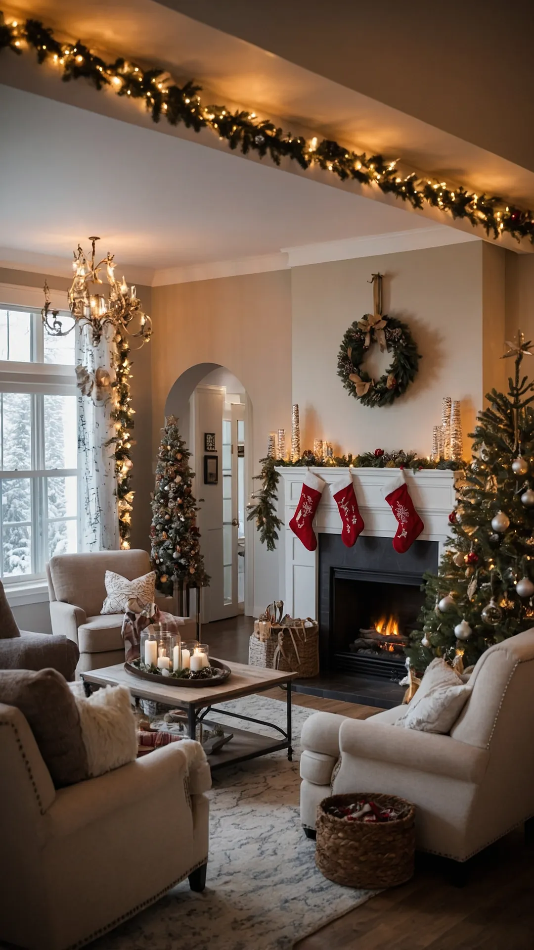 Transform Your Living Room into a Festive Wonderland with These 22 Christmas Ideas** ** 43 Santa's Stopover Spot