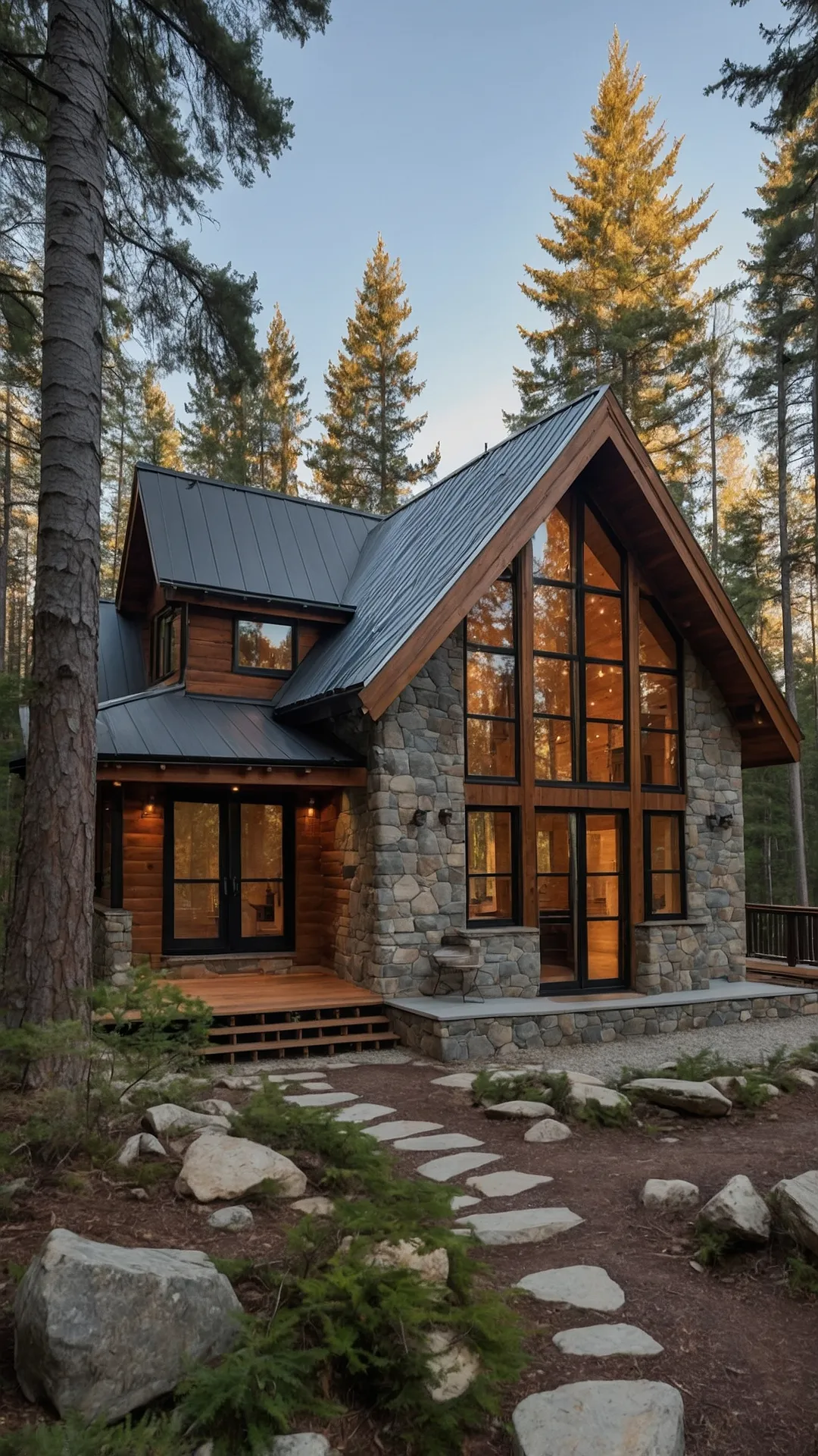 Modern Forest Cabin Ideas: Where Rustic Meets Chic 36 Cabin Couture