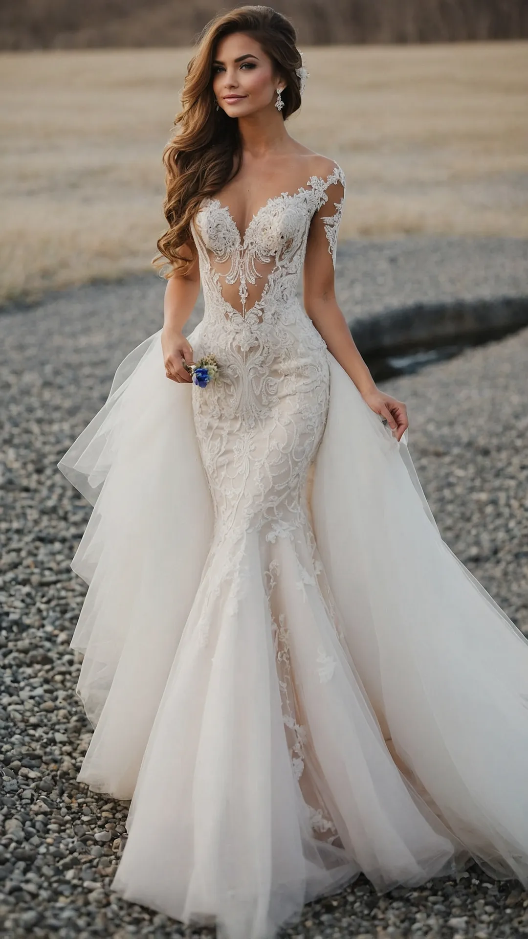 Catch the Wave: 21 Fabulous Mermaid Wedding Dress Inspirations 41 From Fin to Fab