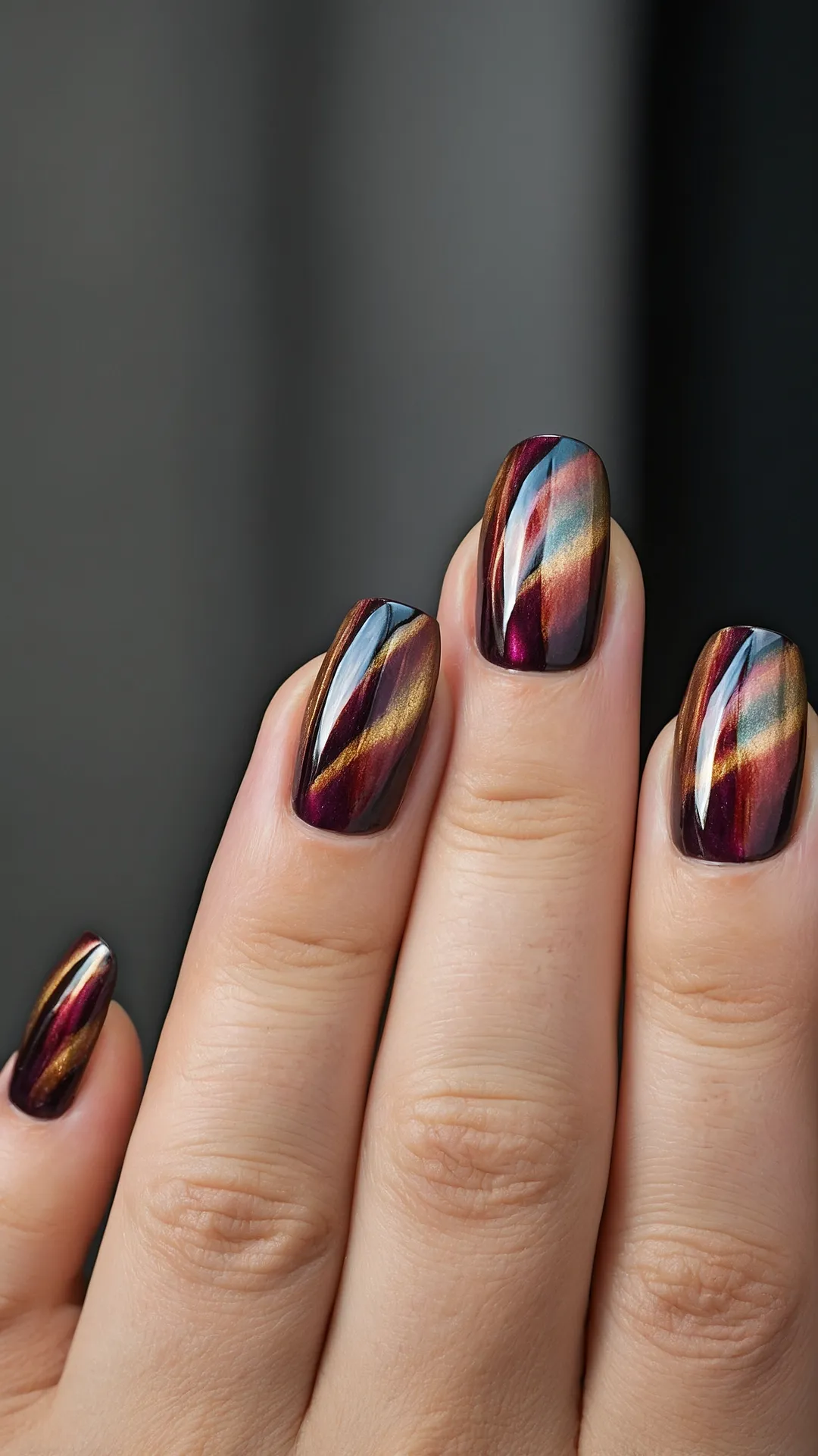 18 Cat Eye Nails Ideas for Fashion-Forward Nail Enthusiasts! 42 Purr-fect Shimmer