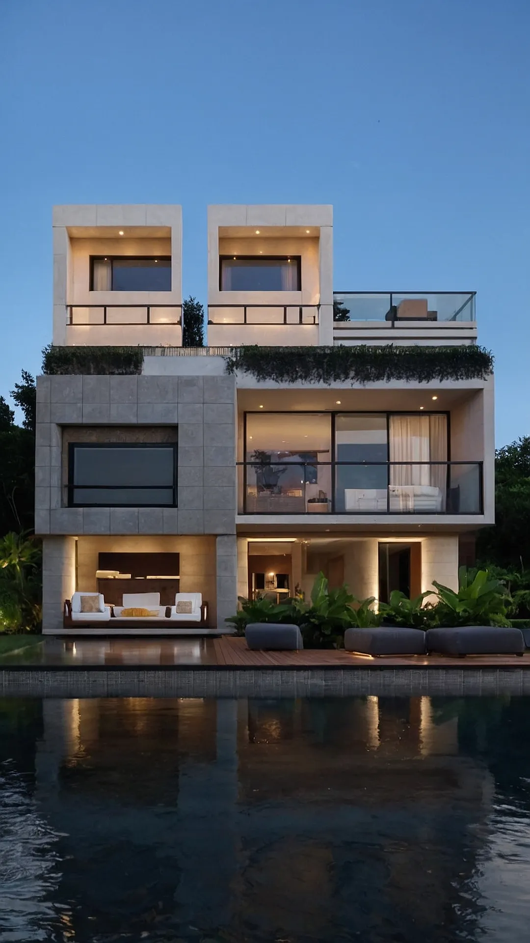 Dazzling Dreams: 15 Unique House Designs That Blend Luxury and Style 37 Concrete Cool:
