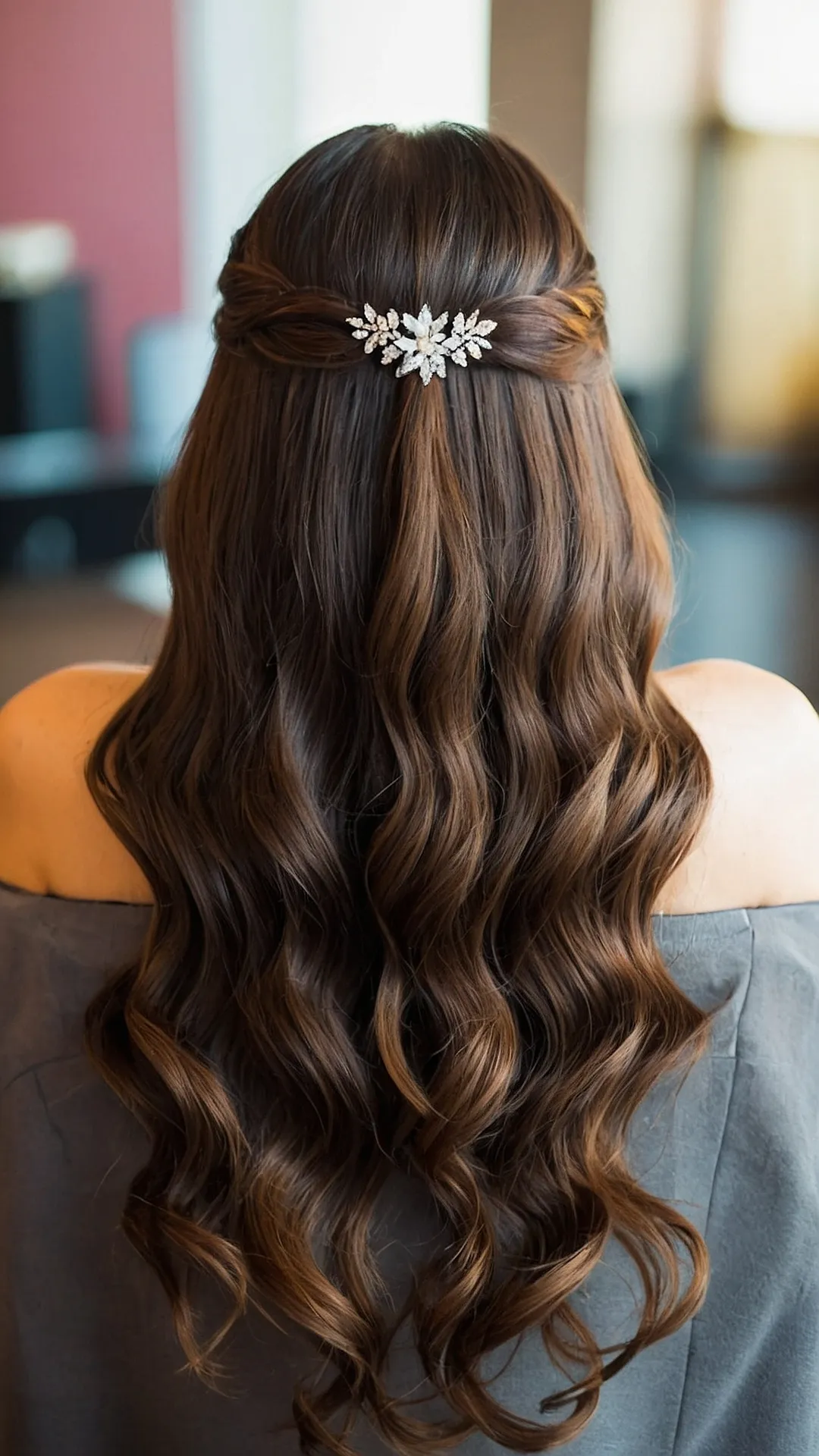 Half-Up, Half-Down Queen