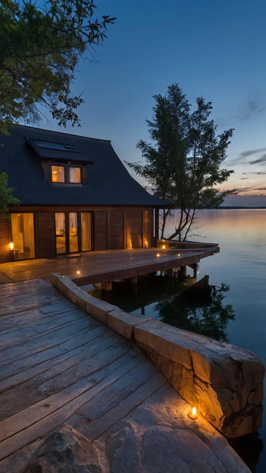 Lakefront Tranquility: