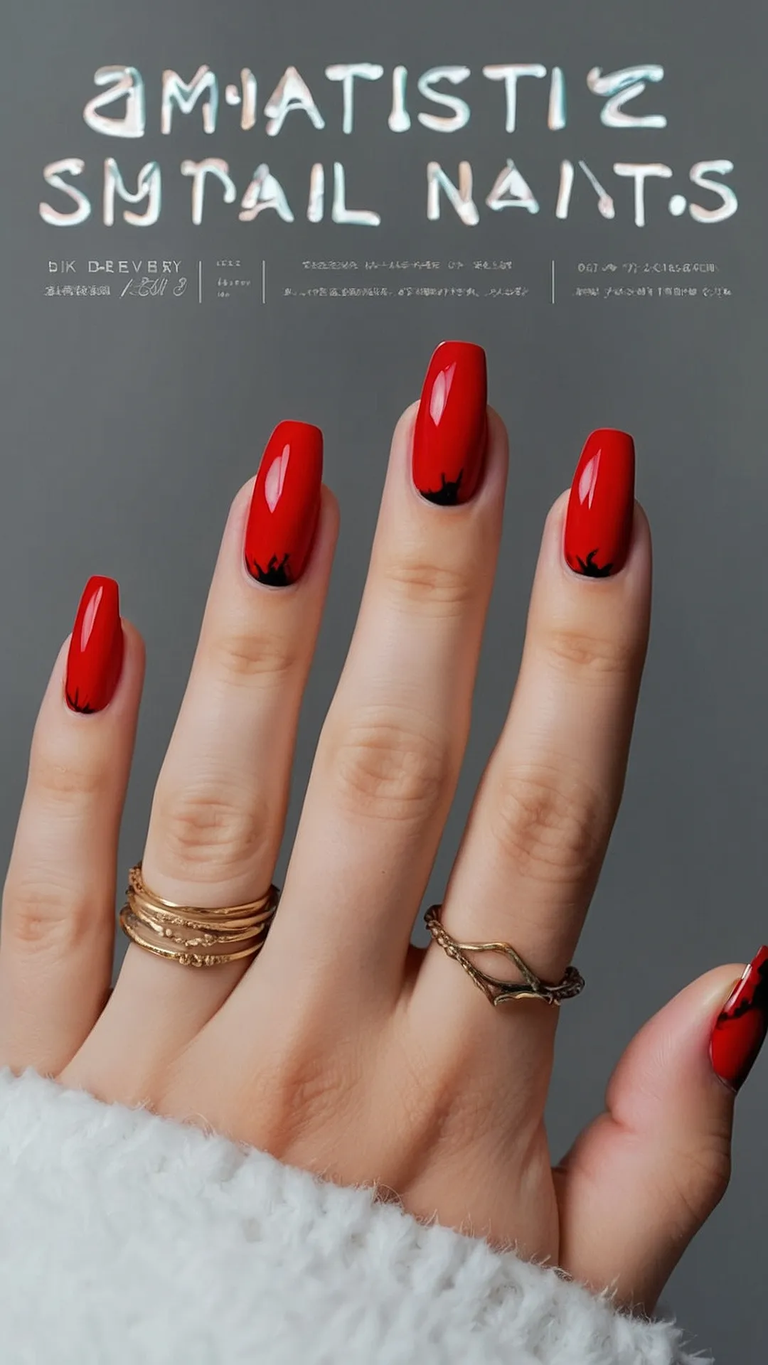 Autumnal Glam: 14 Enchanting Red Nail Ideas for Fall 2024 39 Slay the Season: