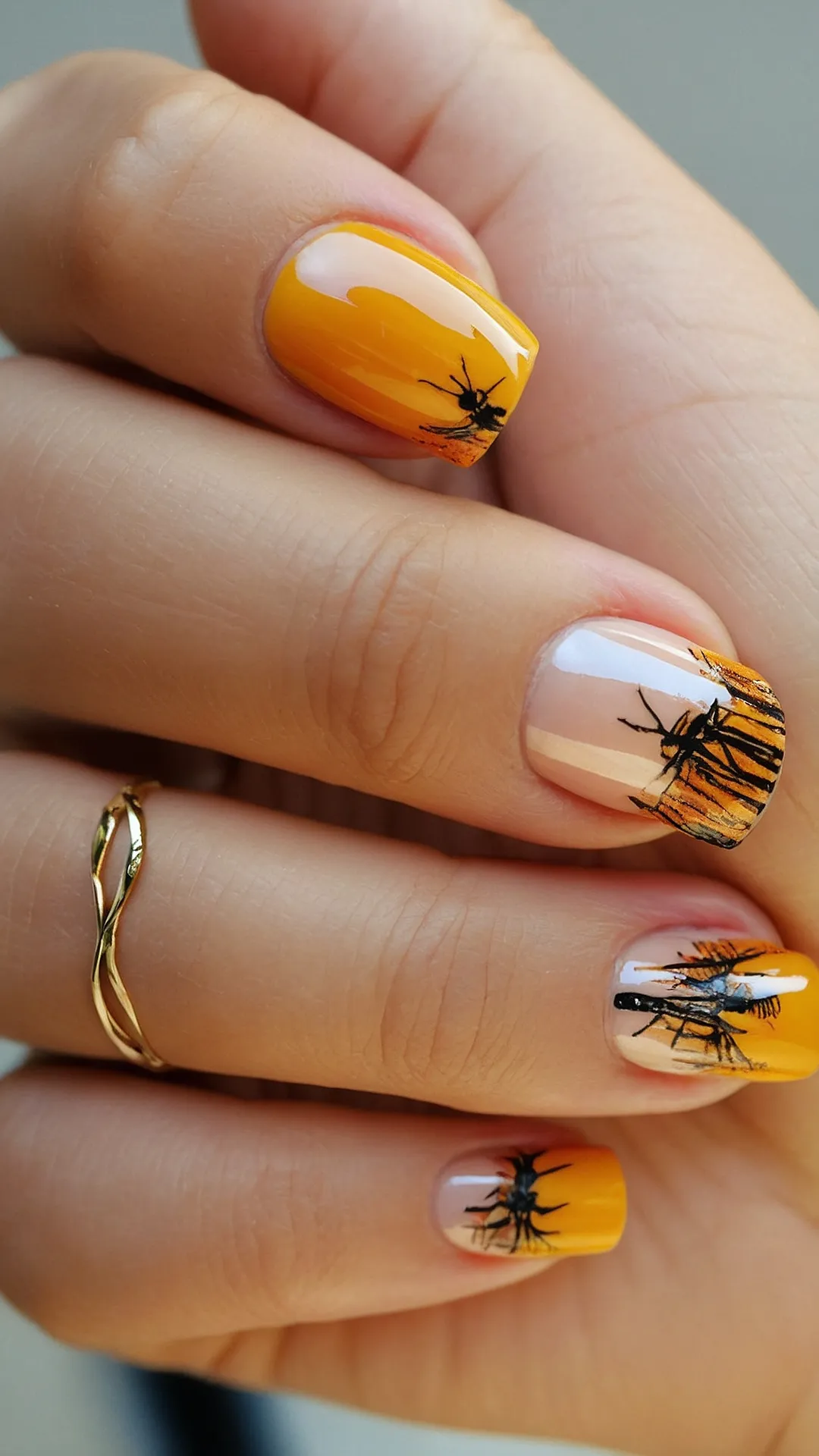 Let’s Fall for Scarecrow Nails: 13 Easy Art Ideas 43 Scarecrow Glamour:
