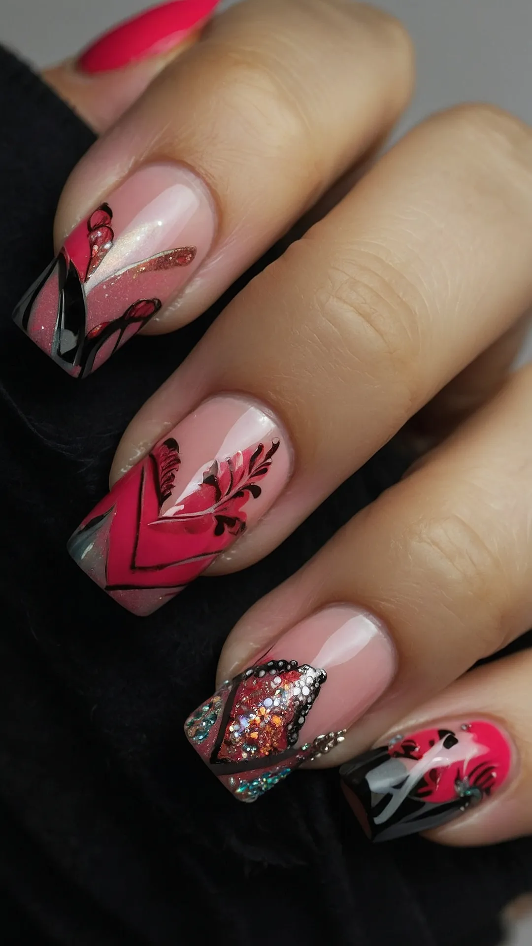 Your Guide to 10 Charming Thanksgiving Nail Ideas for Every Mood 43 Turkey Trot Tips: