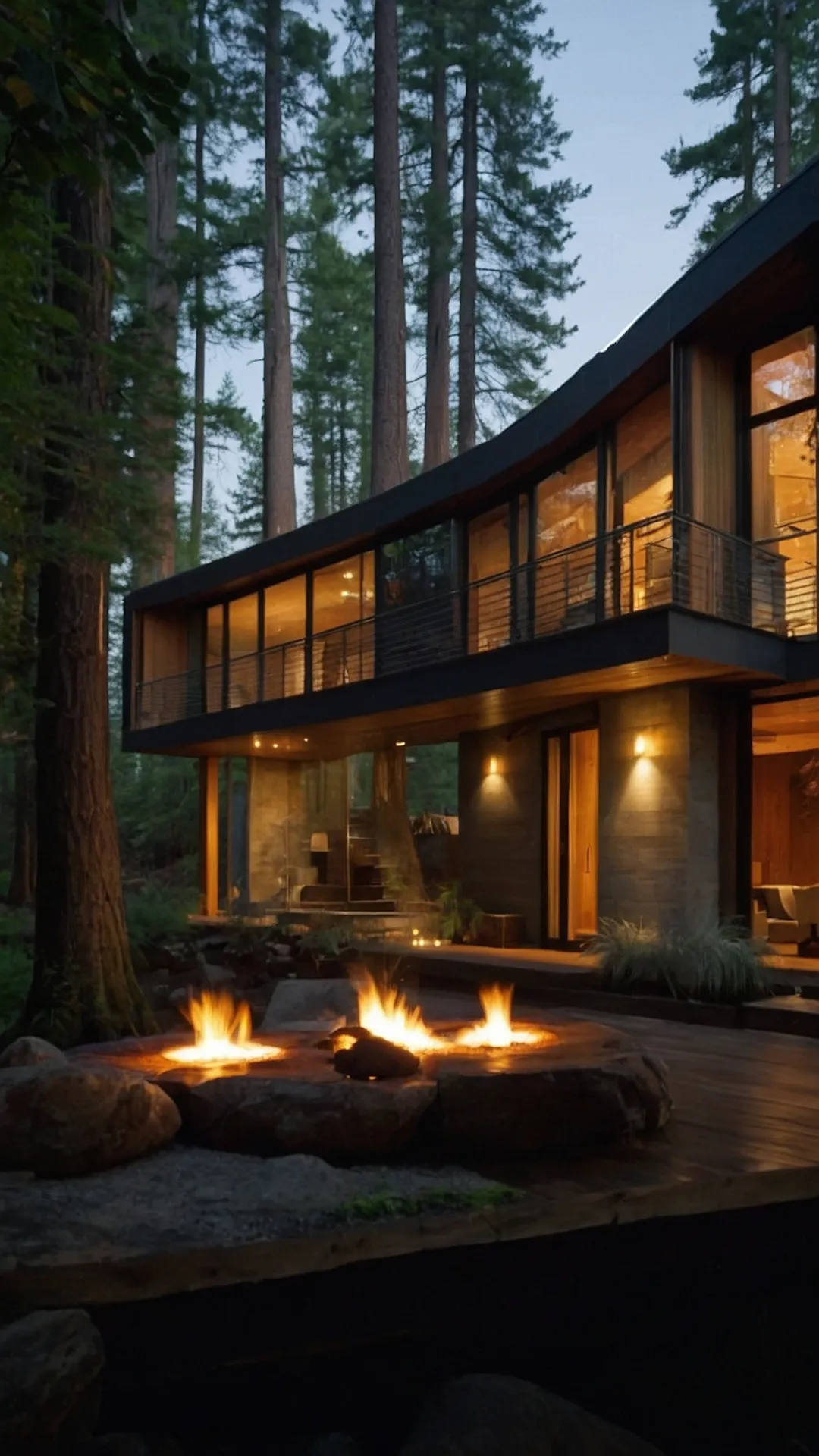 15 Nature Living Spaces That Inspire a Cozy Retreat 40 70 cheerlives gleamnest 20240923225038