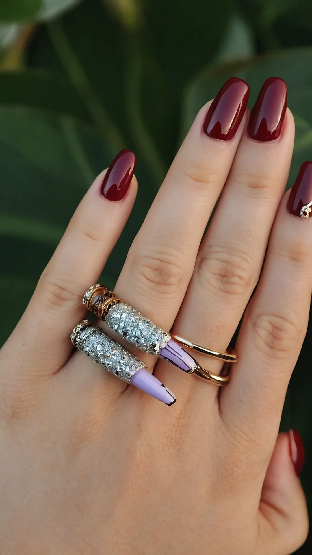 15 Striking Red Nail Ideas to Celebrate Fall in Style 40 Ring & Nail Rhapsody: