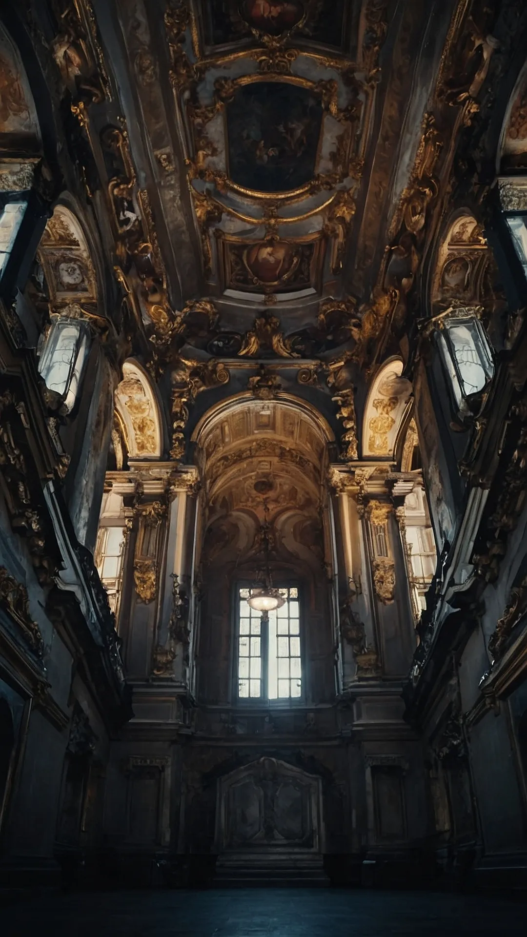 A Golden Ceiling and a Mysterious Window