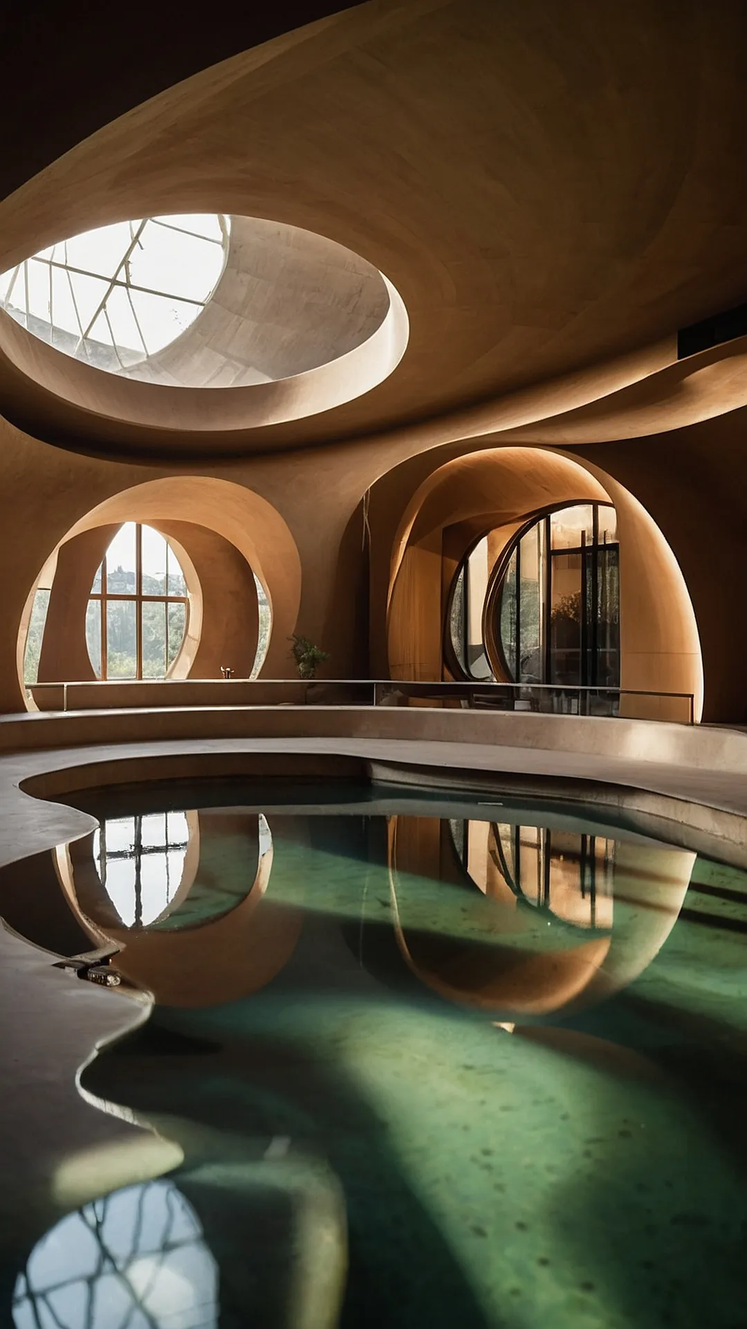 The Art of Living with Nature: 15 Organic Architecture Concepts to Inspire You 34 Circular Sanctuary: