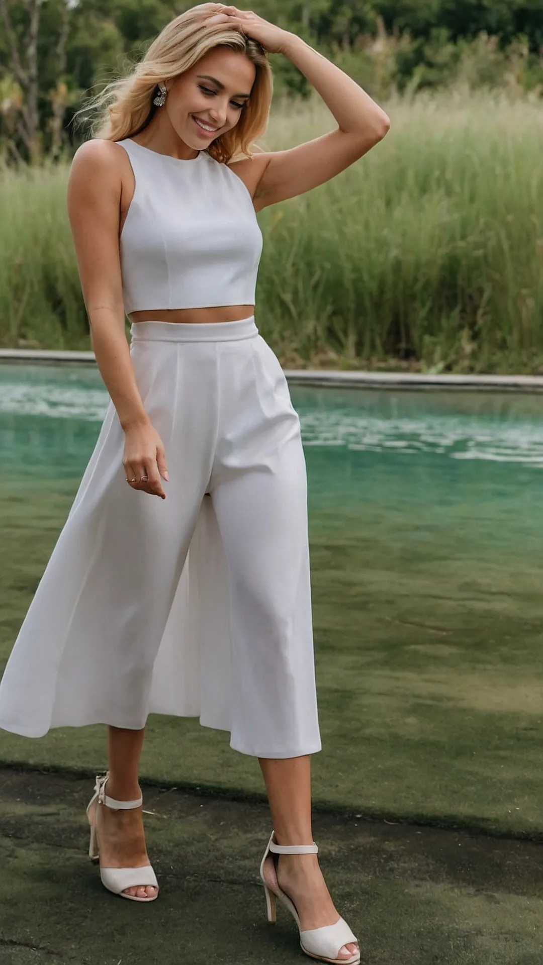 Poolside Chic:  White Hot!