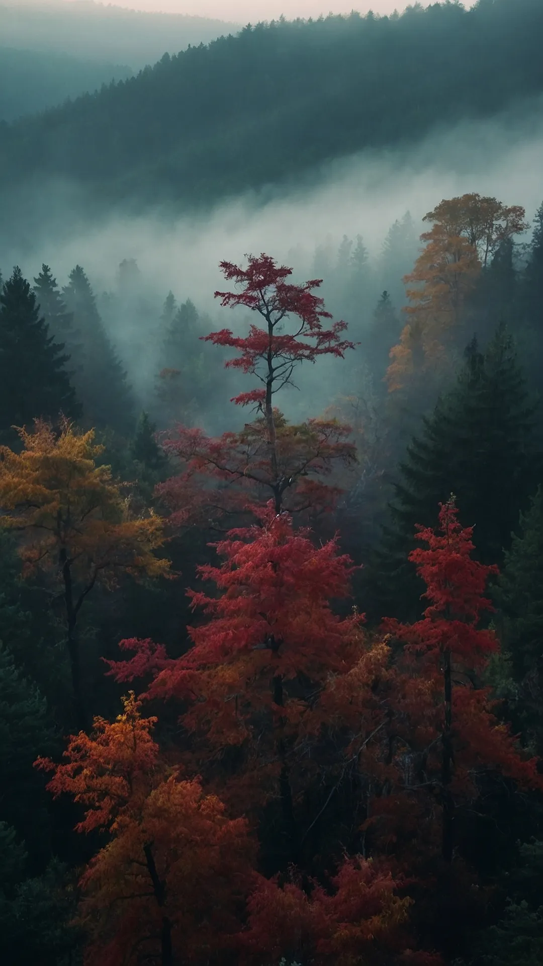 Enchanted Realms: 15 Mystical Forest Wallpaper Ideas 38 Into the Mist