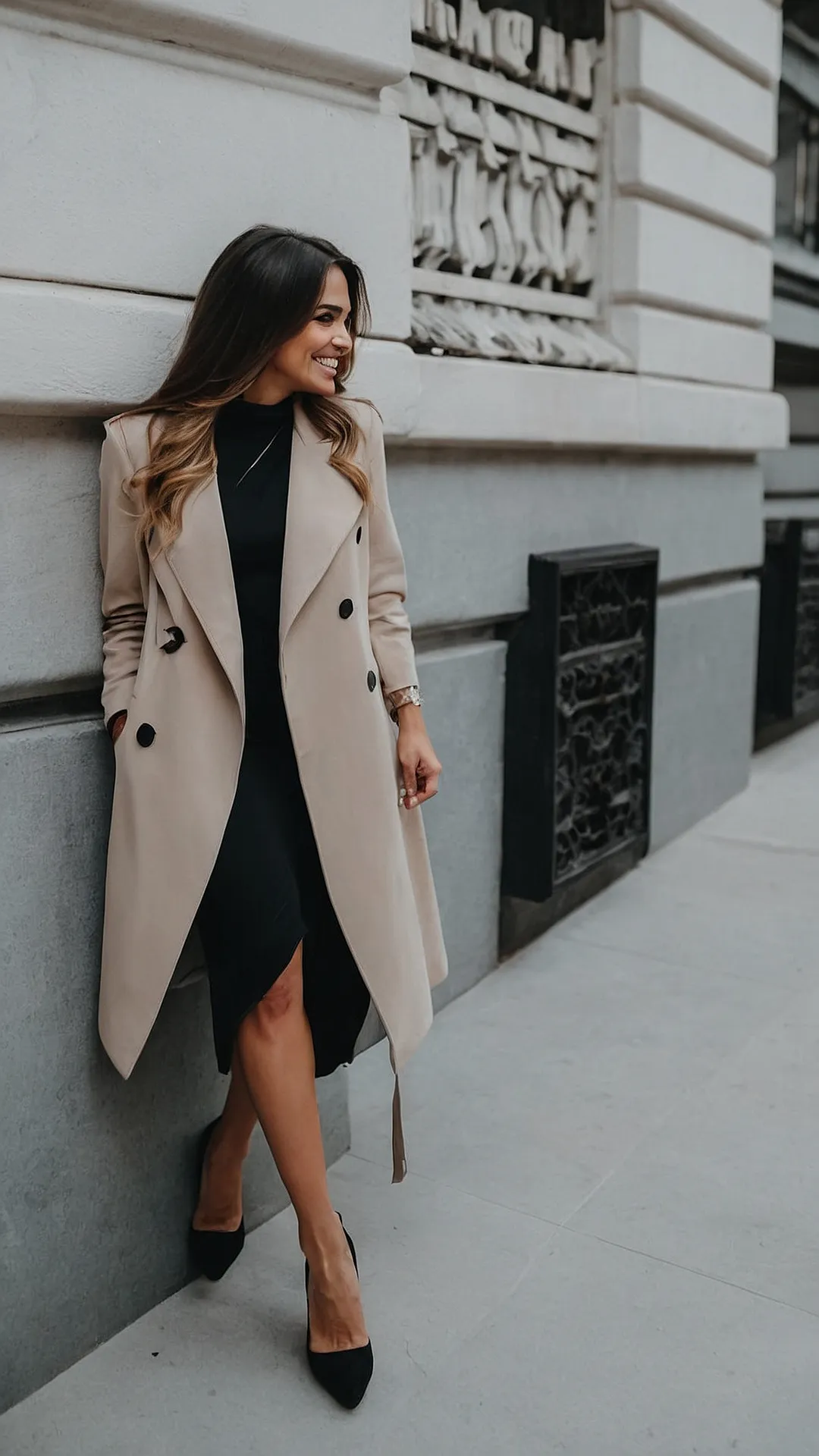 Chic & Confident:  Trench Coat Goals!