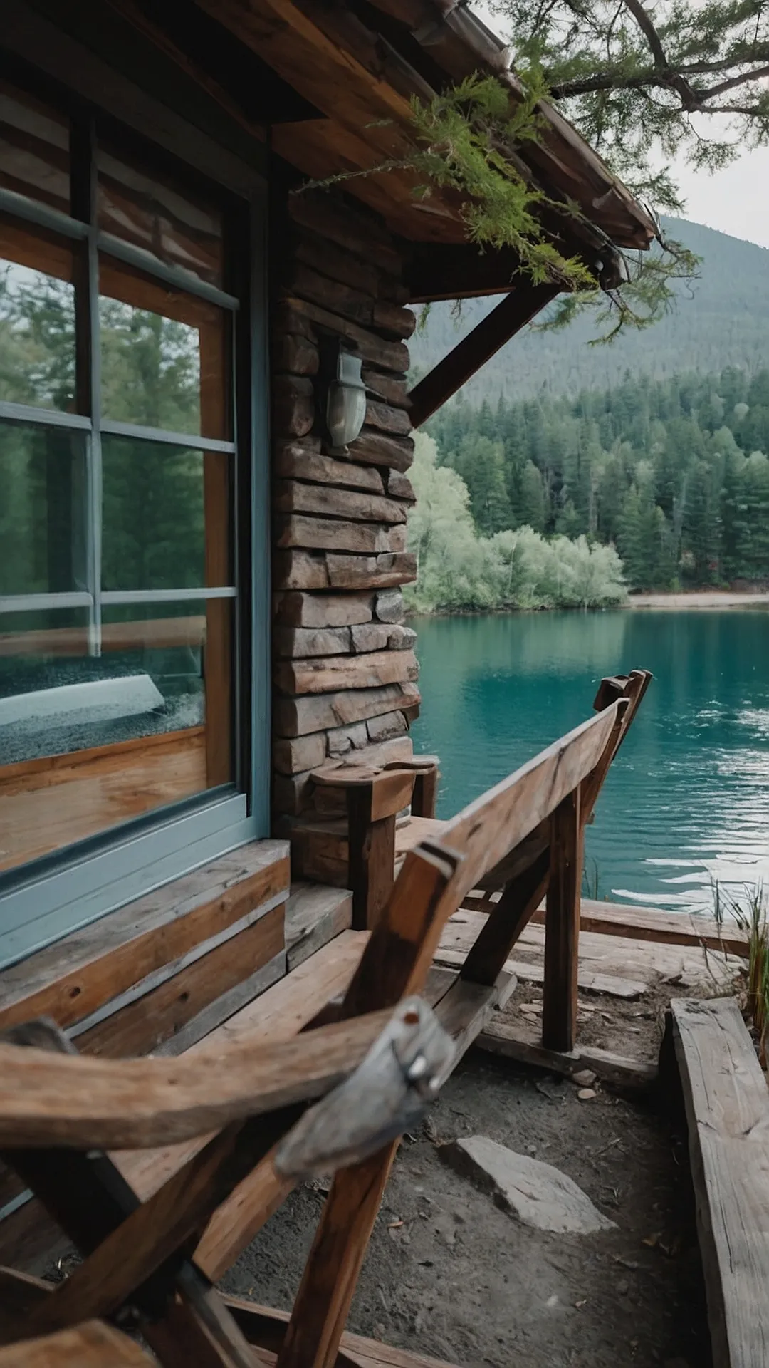 Dreamy Cloudy Skies Reflecting on Calm Waters for Contemplation