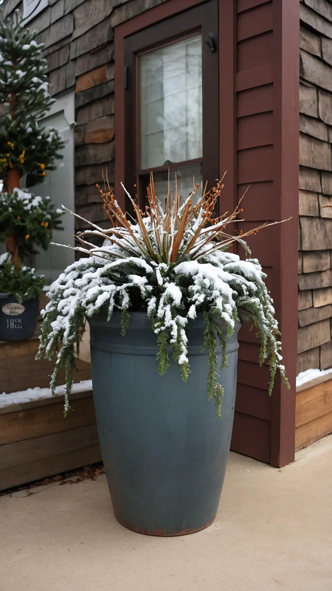 Winter's Porch Glow: