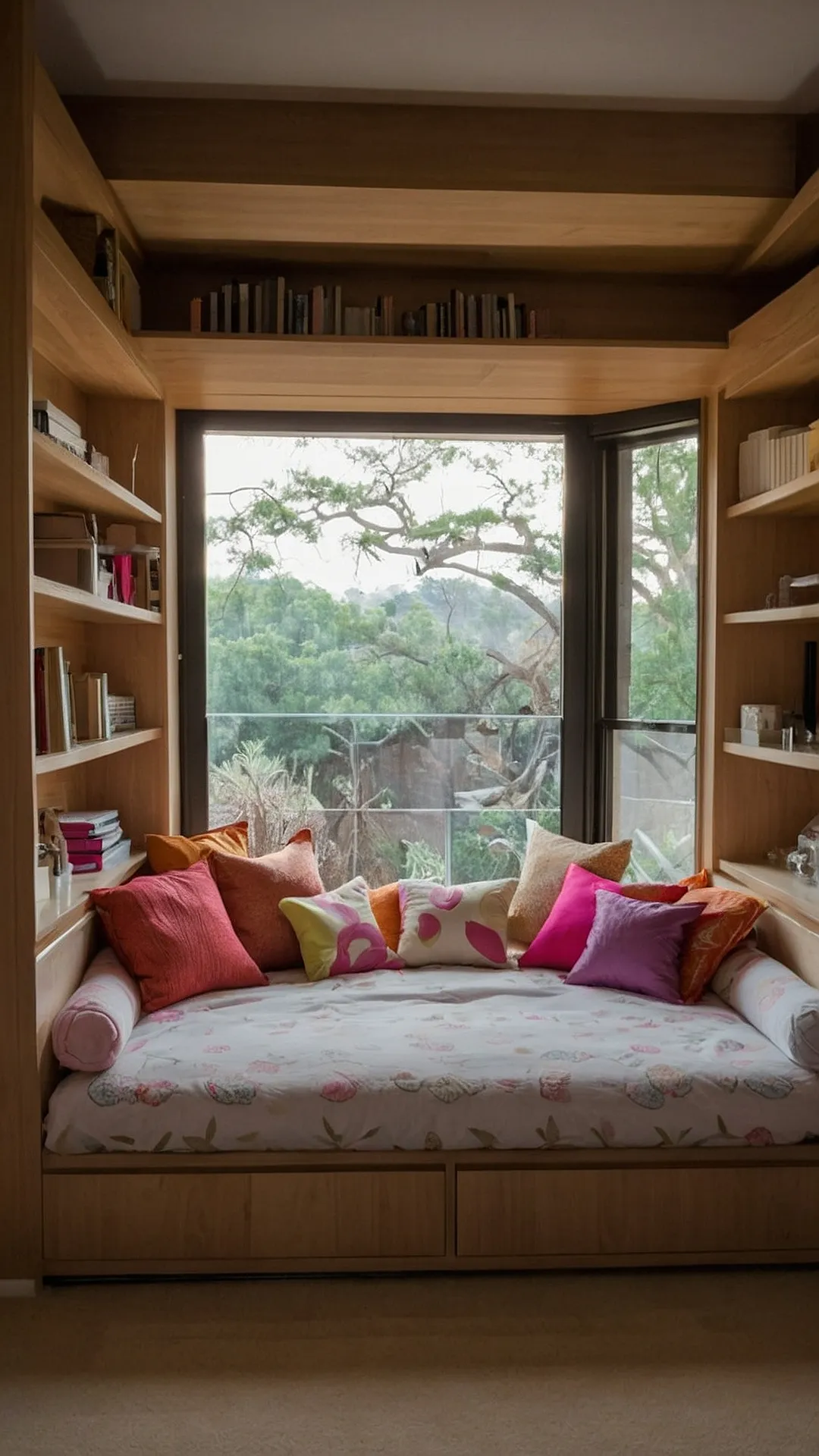 Elevated Bedroom Shelving