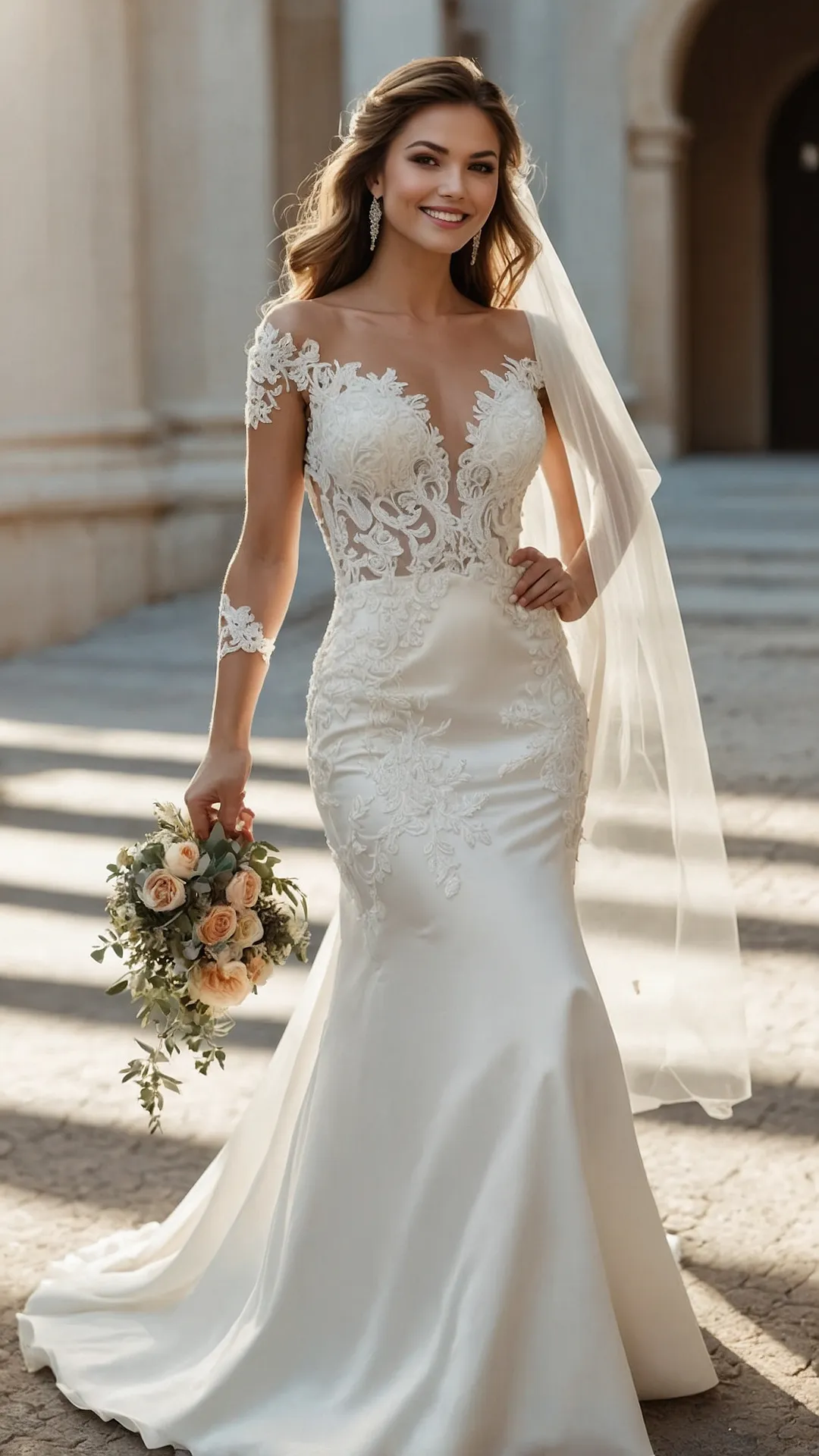 Bridal Bliss Awaits: 20 Stunning Ivory Wedding Dress Ideas 43 Warning: Extreme Dress Envy